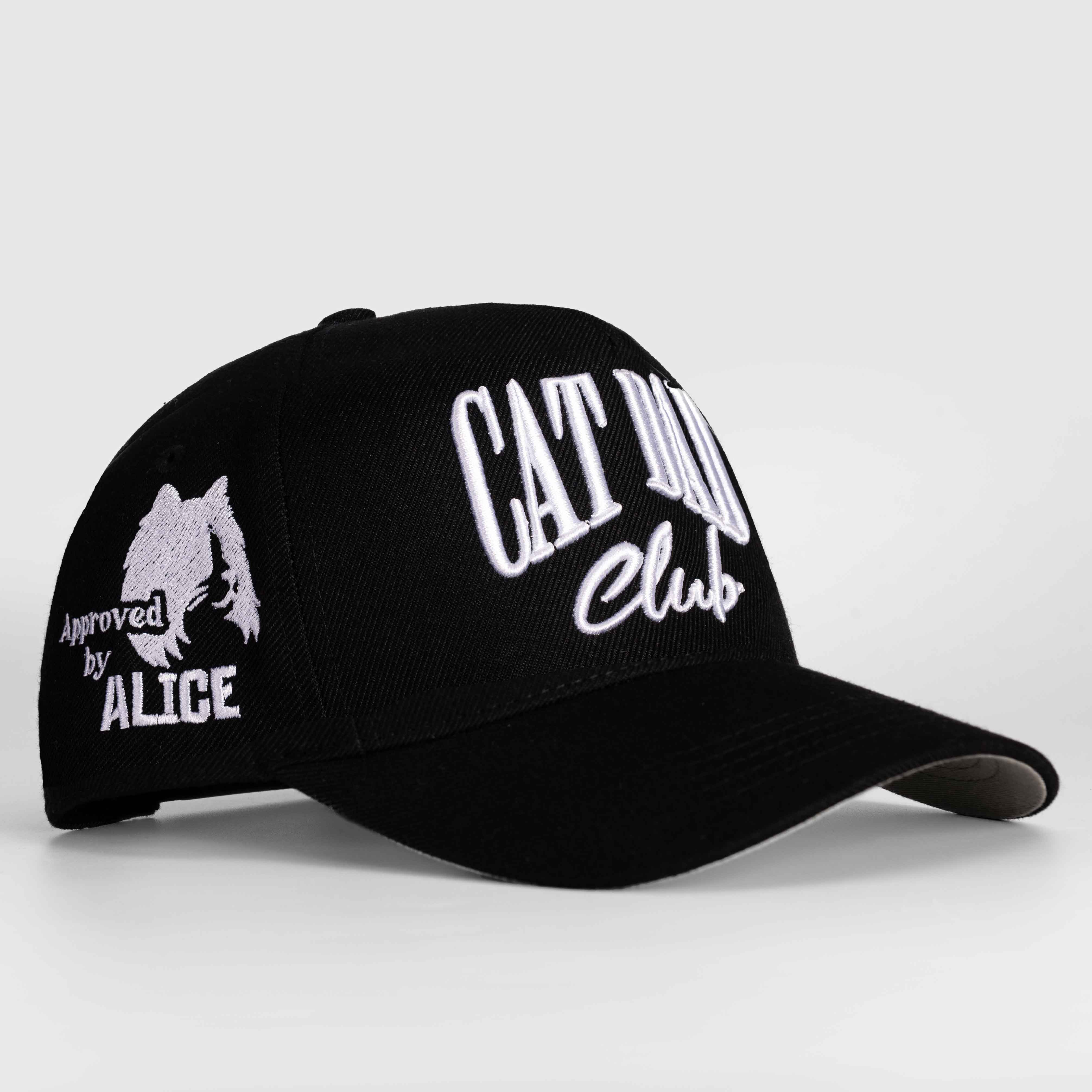 Cat Dad Club Hat 3D Embroidery