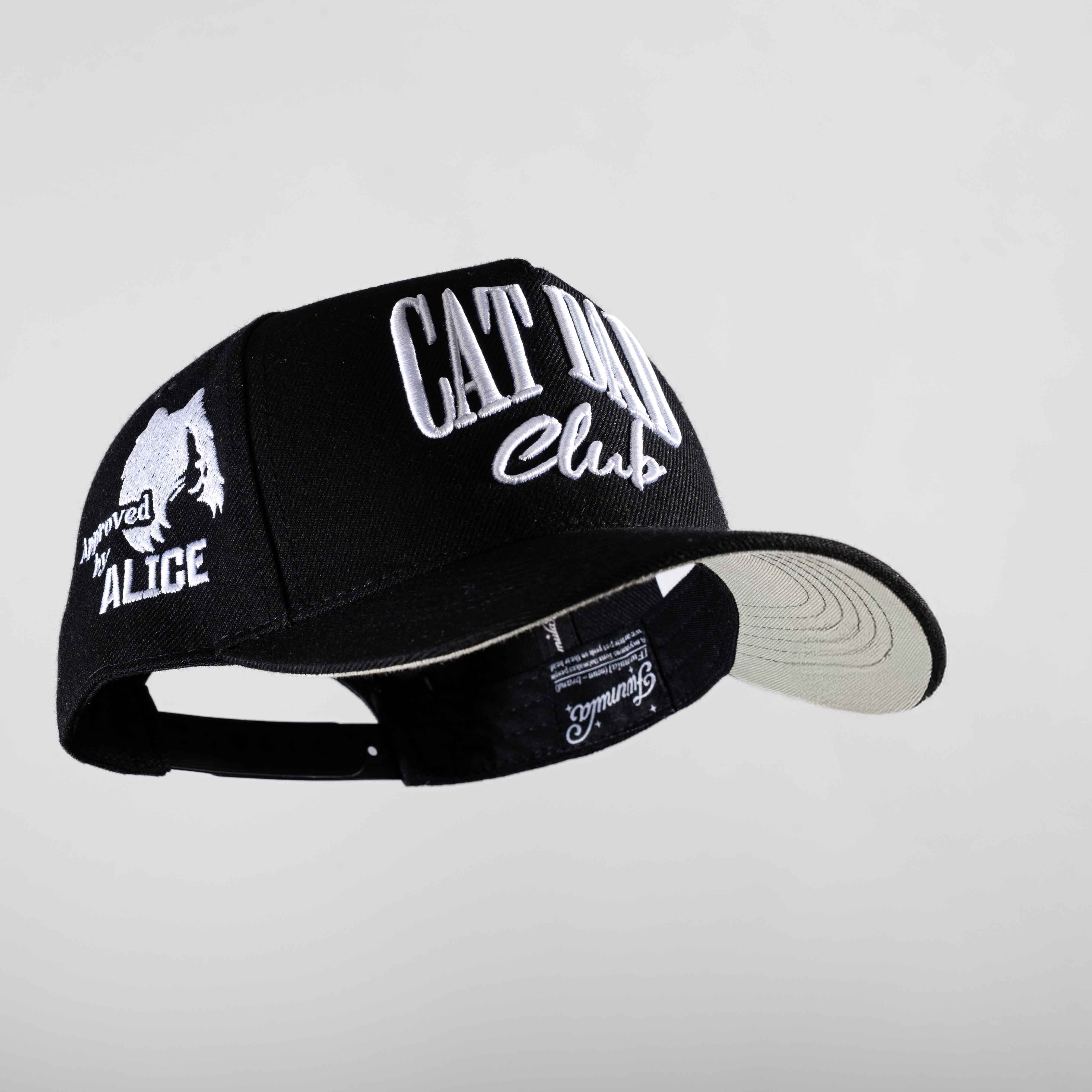Cat Dad Club Hat 3D Embroidery