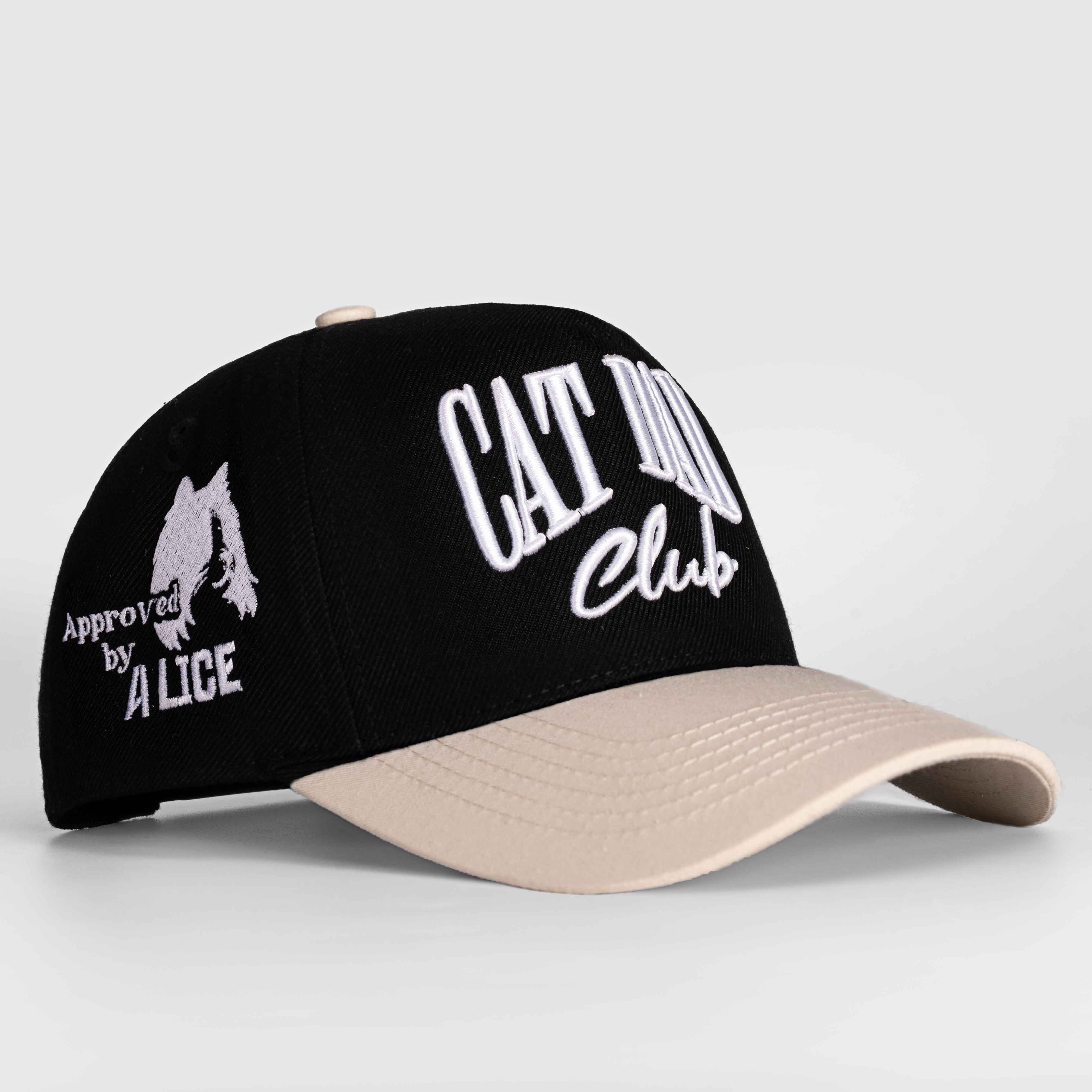 Cat Dad Club Hat 3D Embroidery