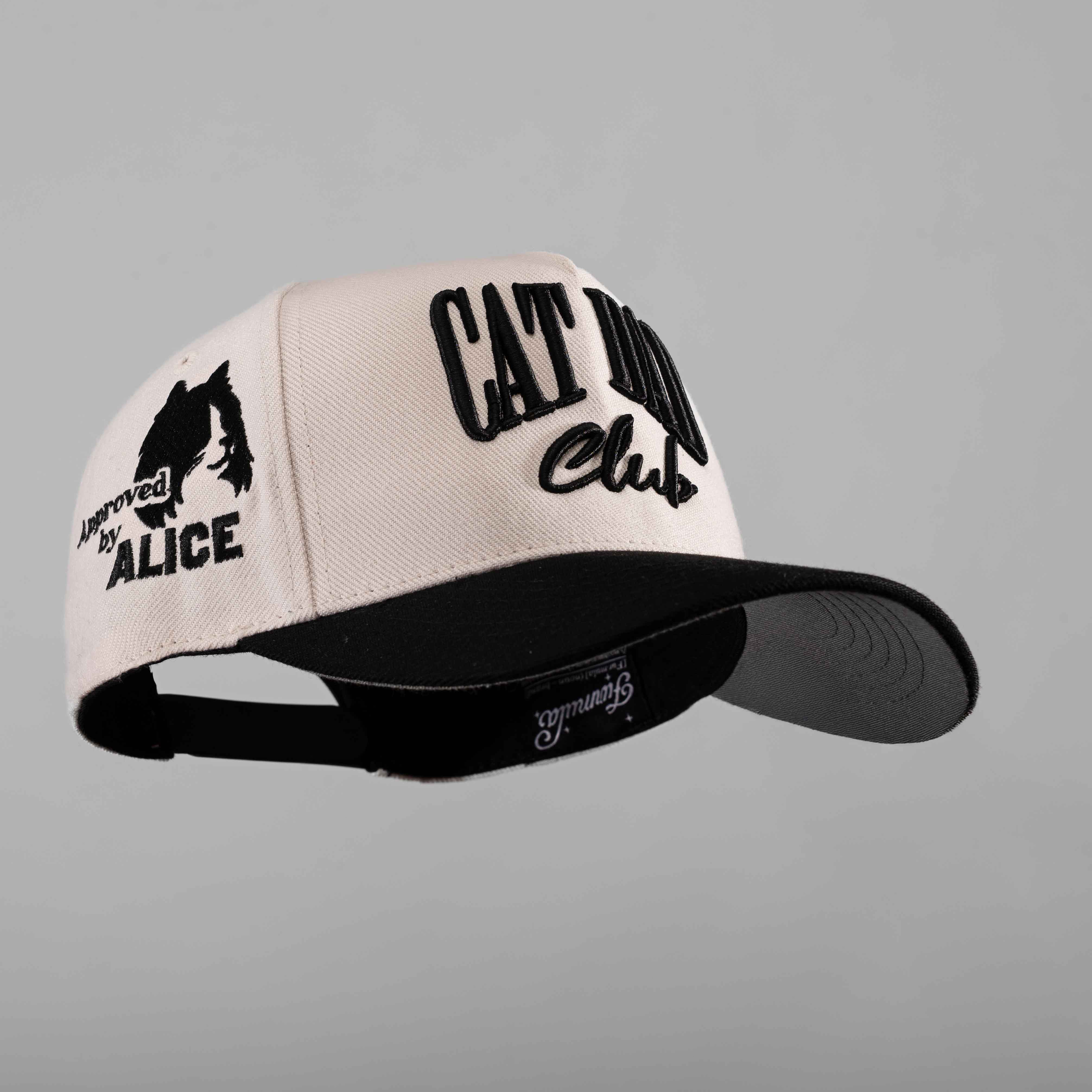 Cat Dad Club Hat 3D Embroidery