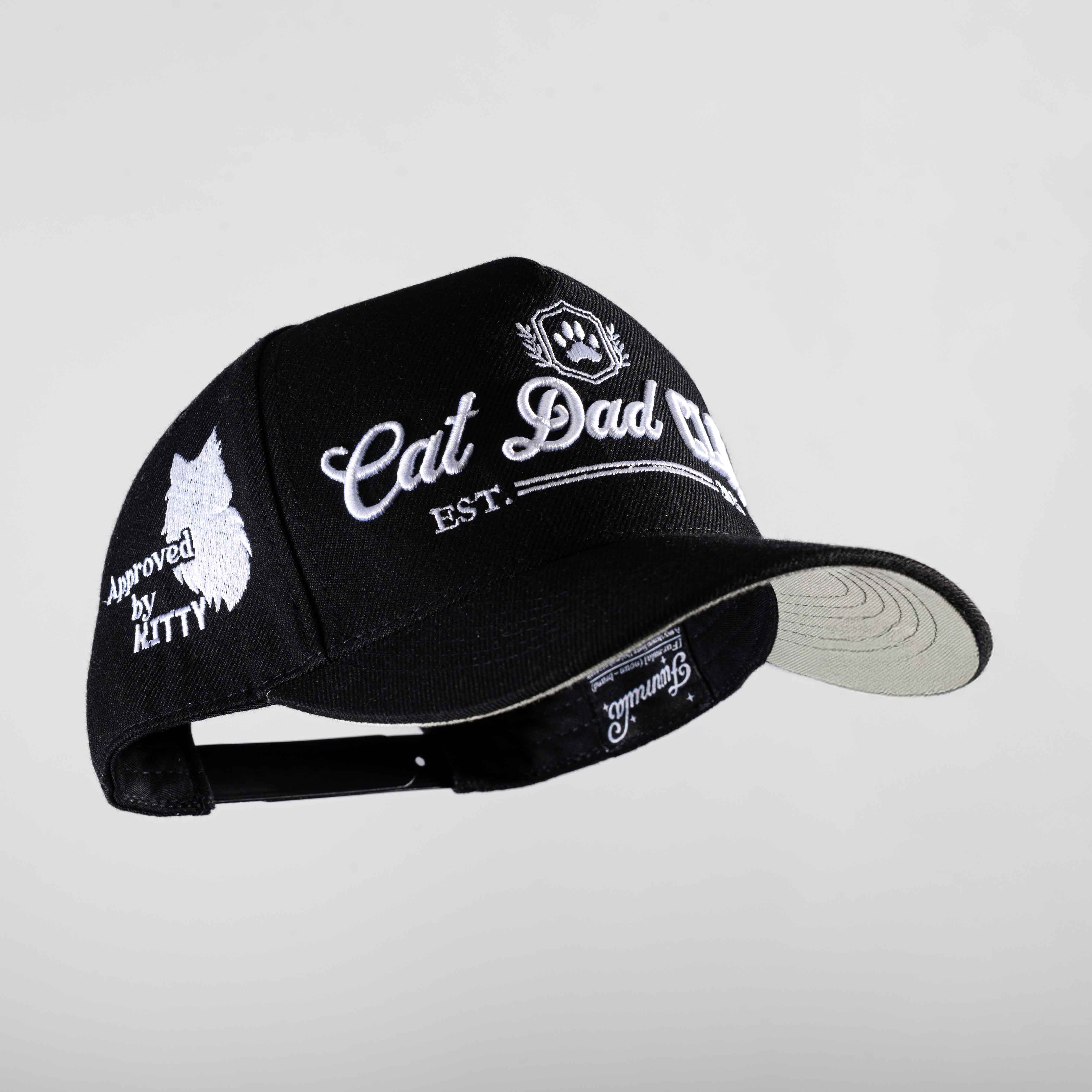 Cat Dad Club Establish Hat - 3D Embroidery