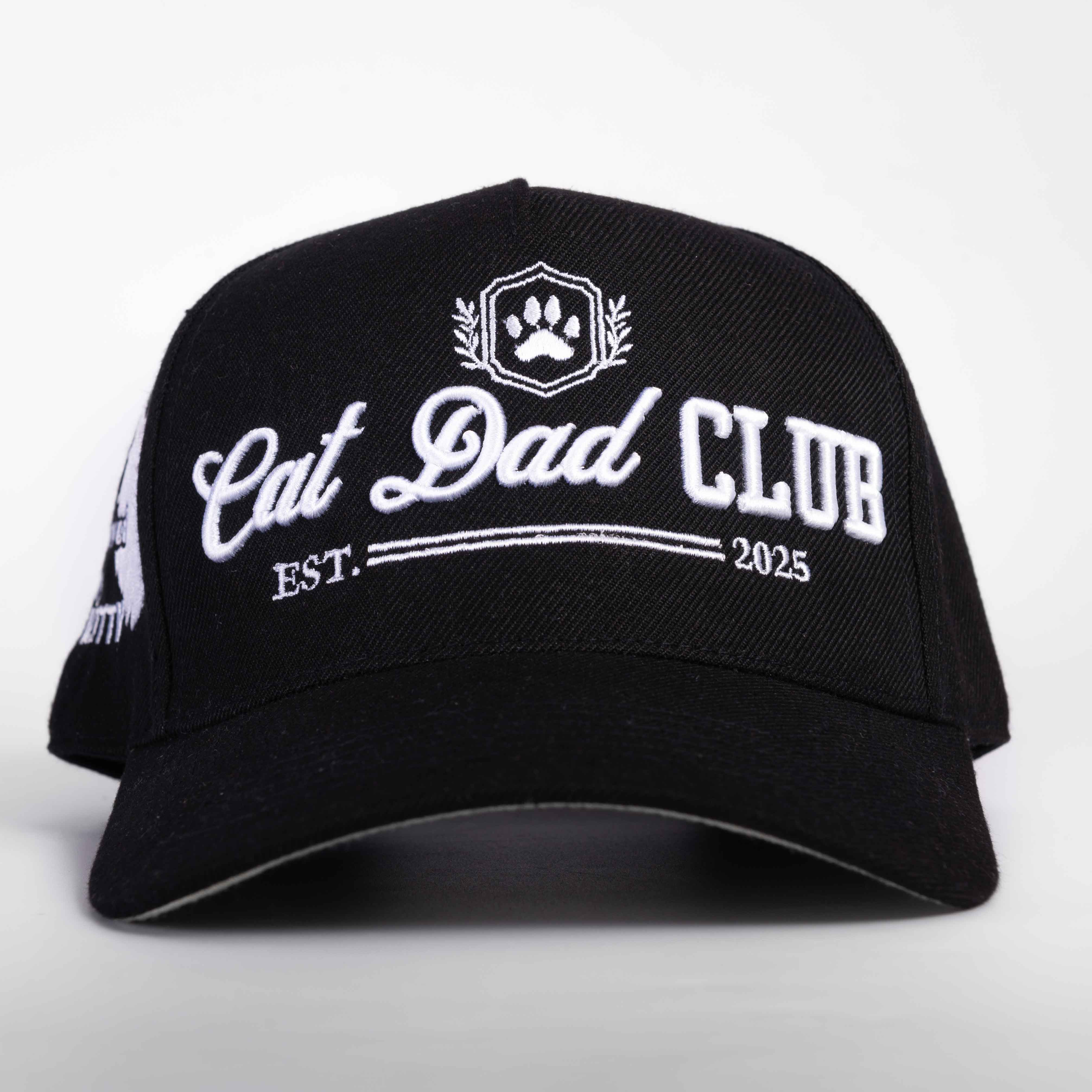 Cat Dad Club Establish Hat - 3D Embroidery