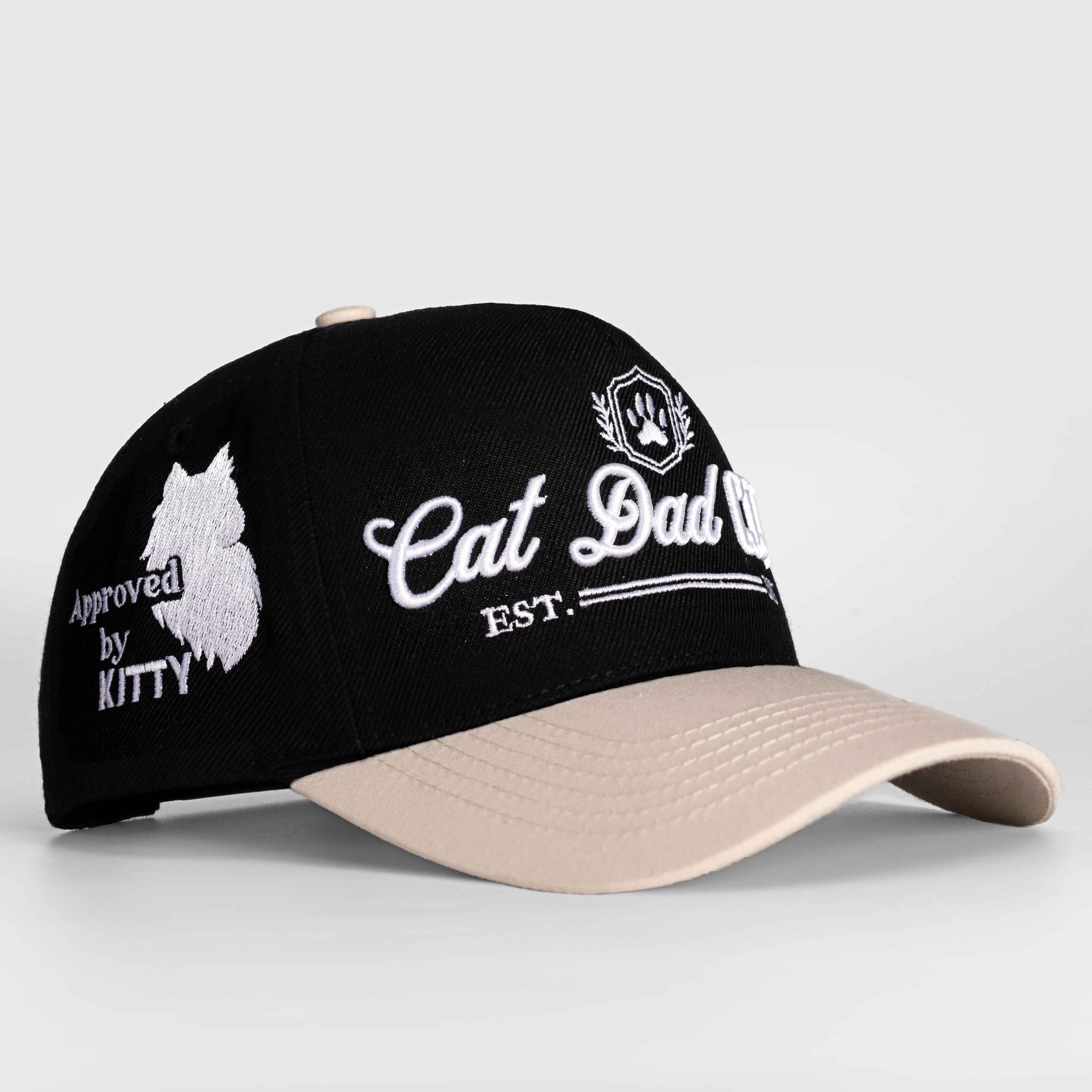 Cat Dad Club Establish Hat - 3D Embroidery