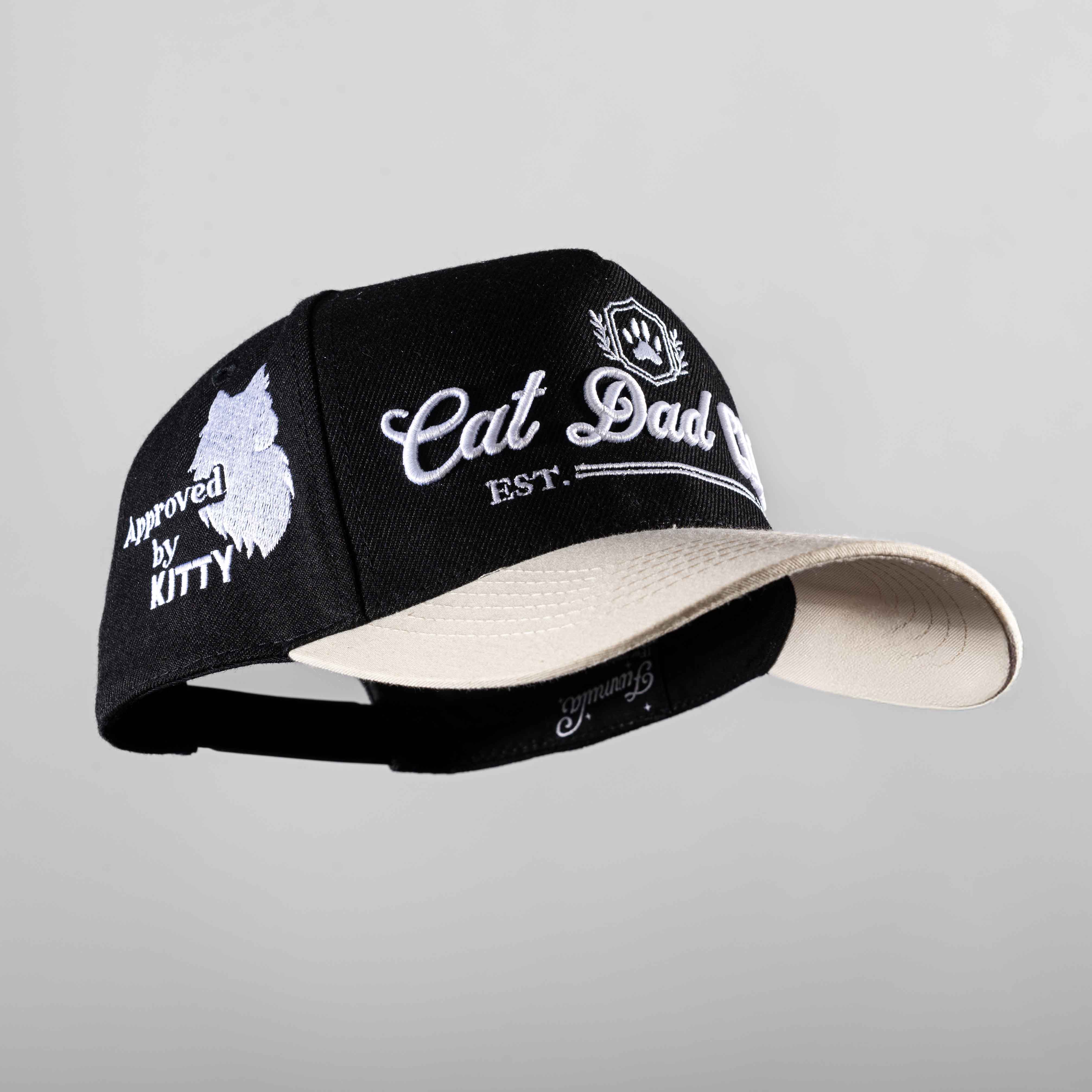 Cat Dad Club Establish Hat - 3D Embroidery