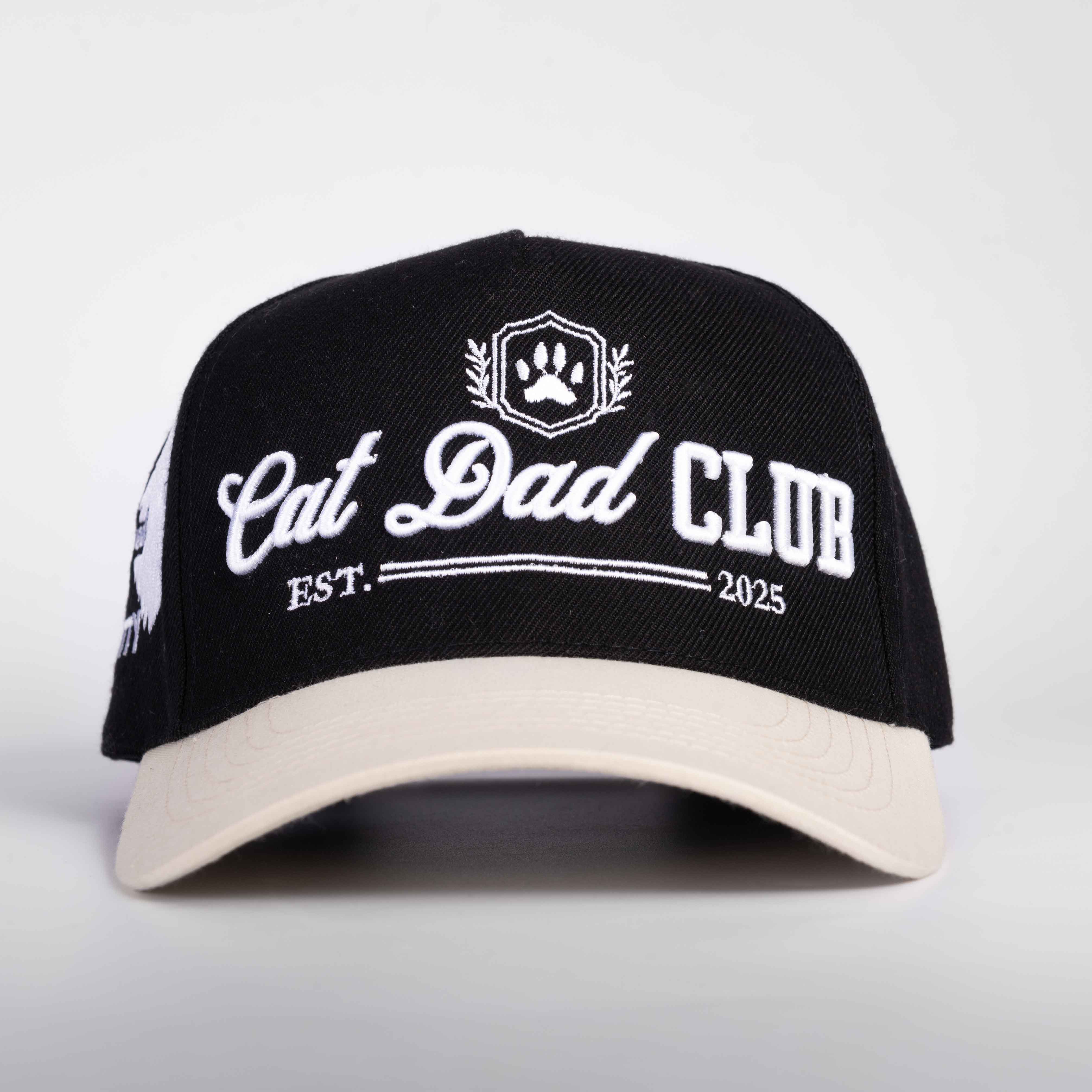 Cat Dad Club Establish Hat - 3D Embroidery
