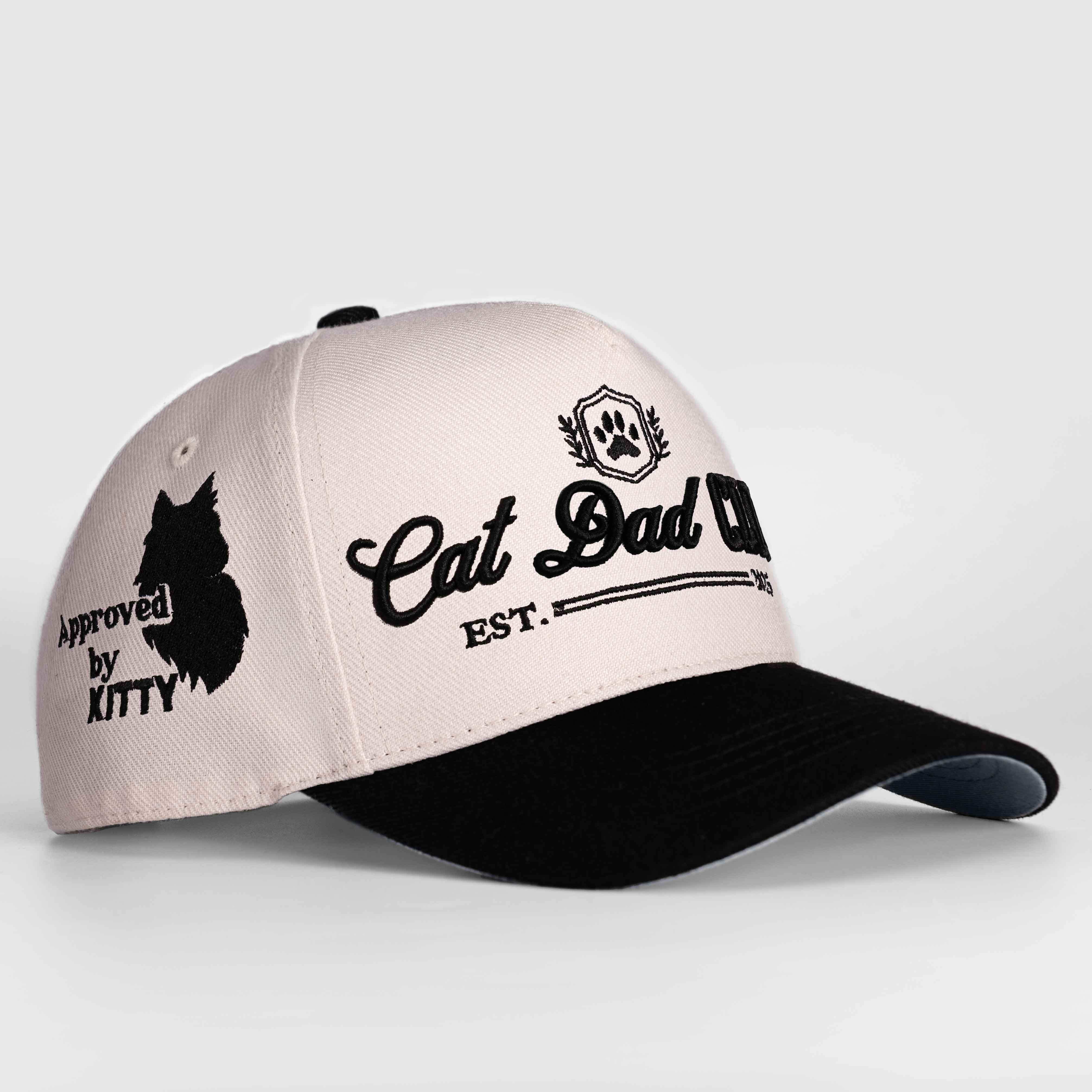 Cat Dad Club Establish Hat - 3D Embroidery