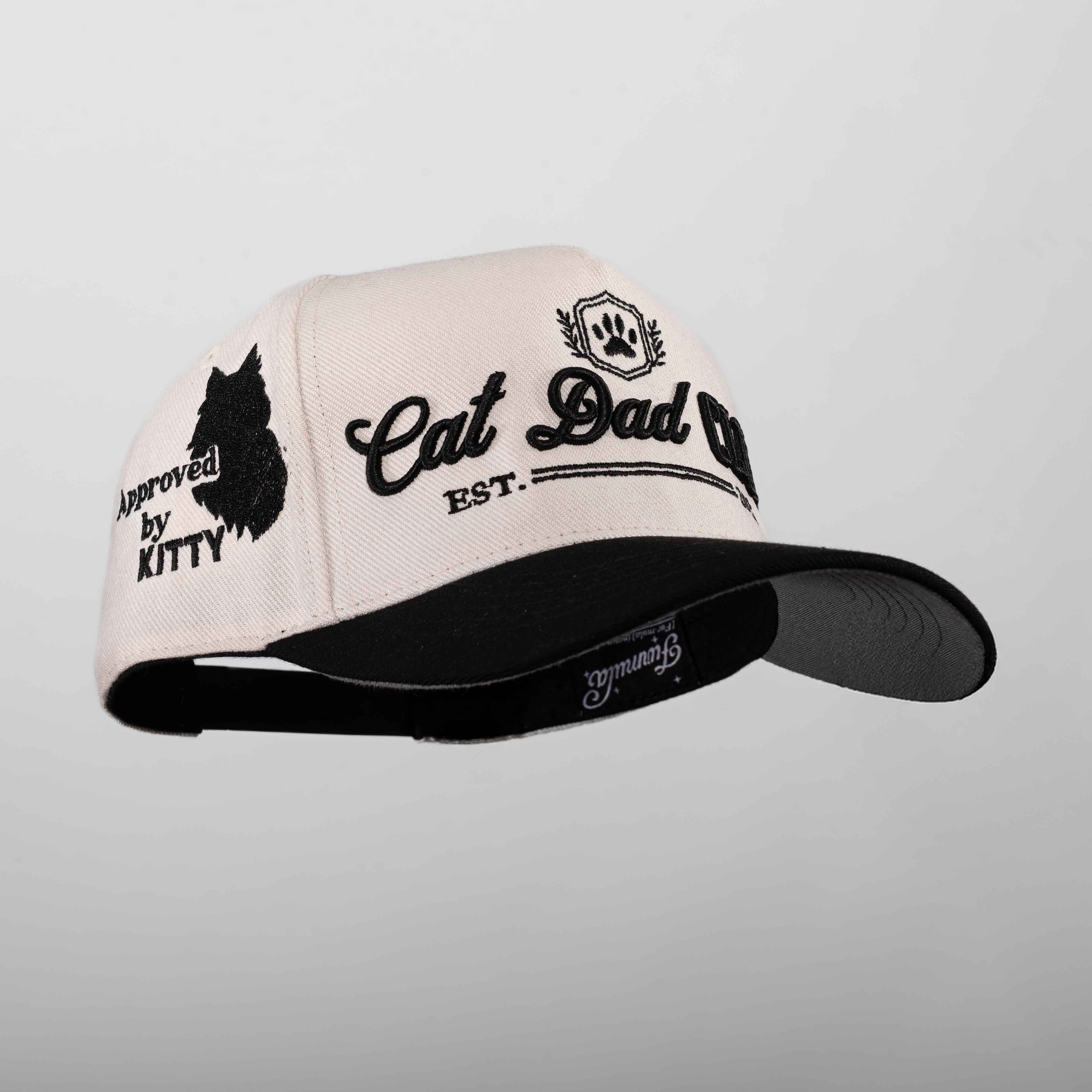 Cat Dad Club Establish Hat - 3D Embroidery