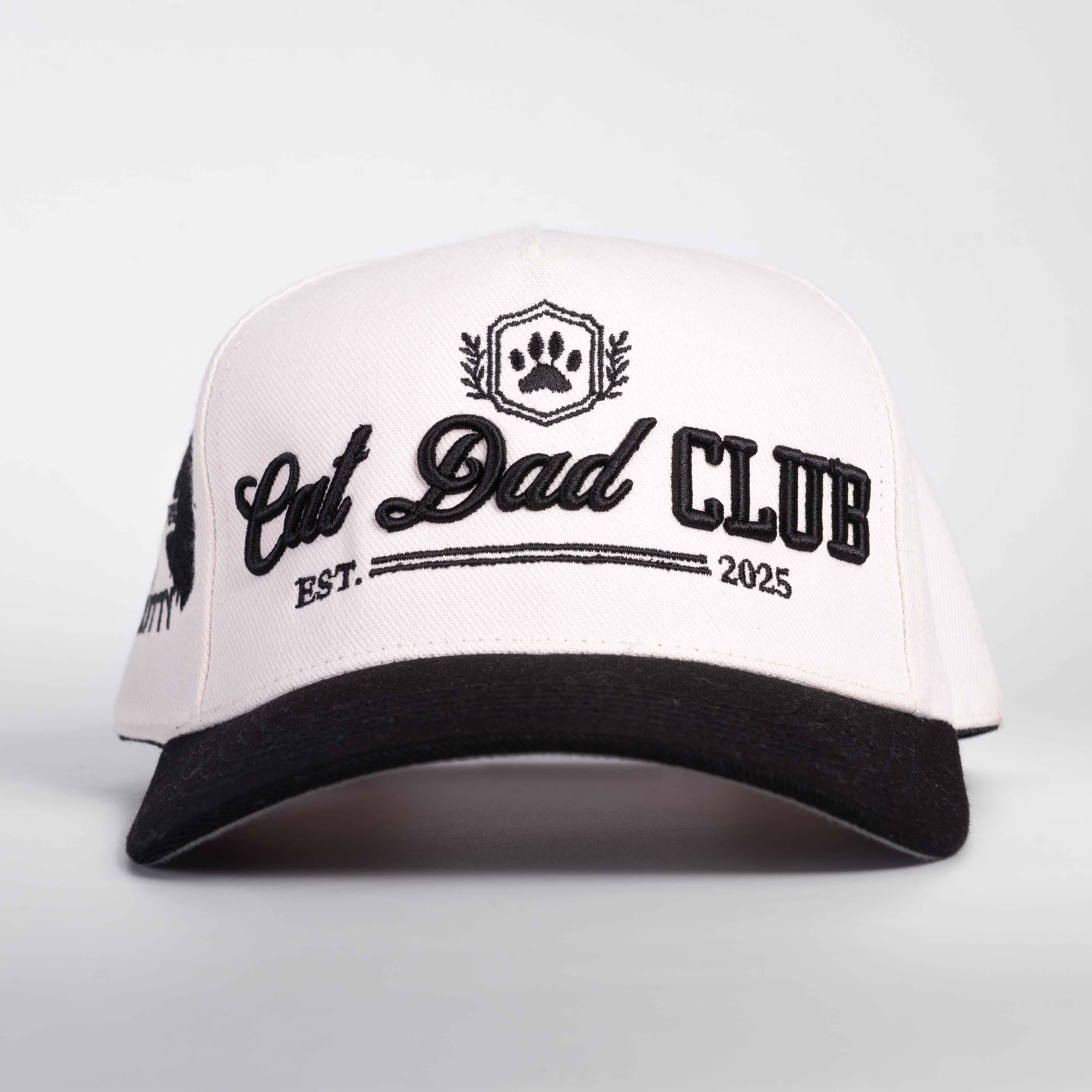 Cat Dad Club Establish Hat - 3D Embroidery