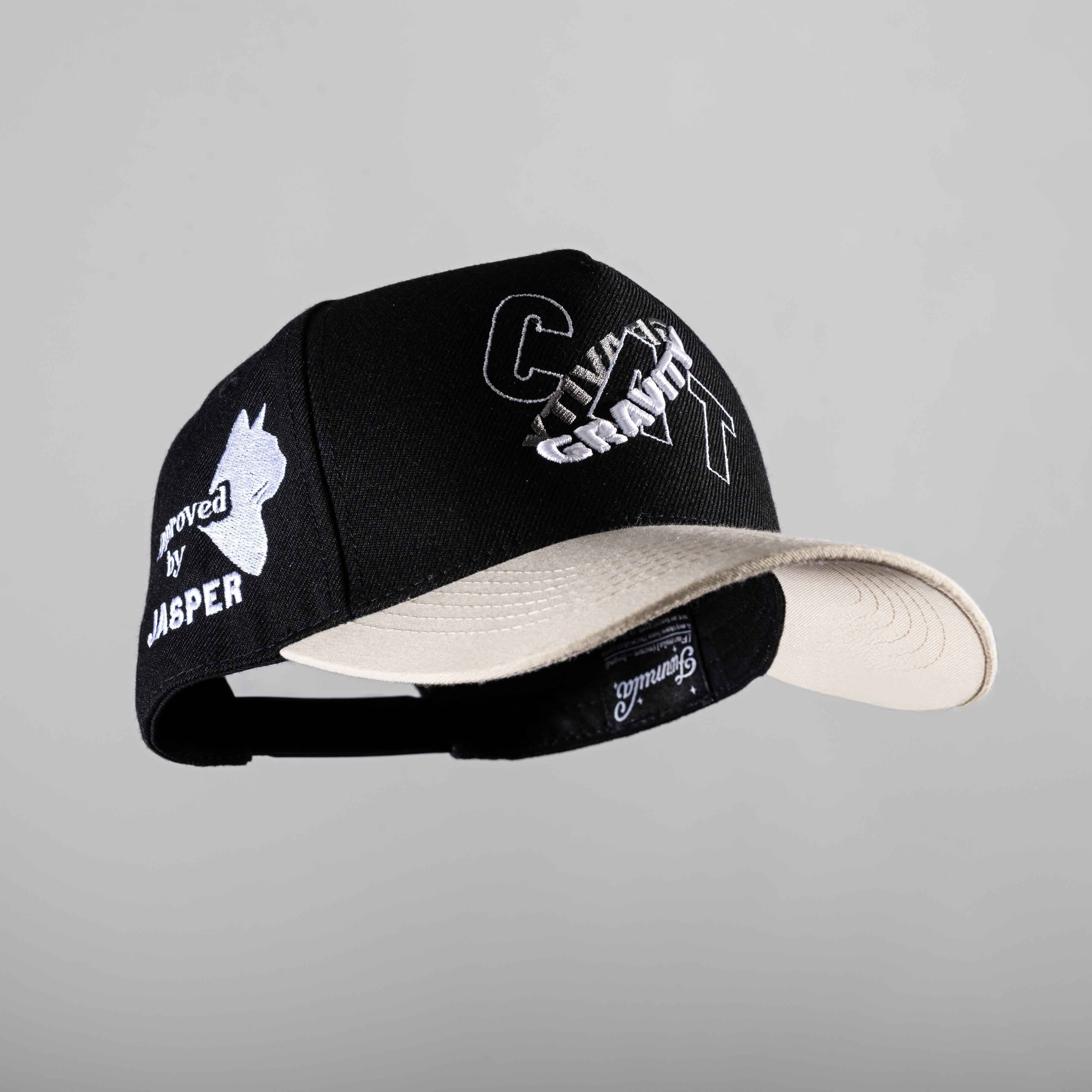 Cat Gravity Hat - 3D Embroidery