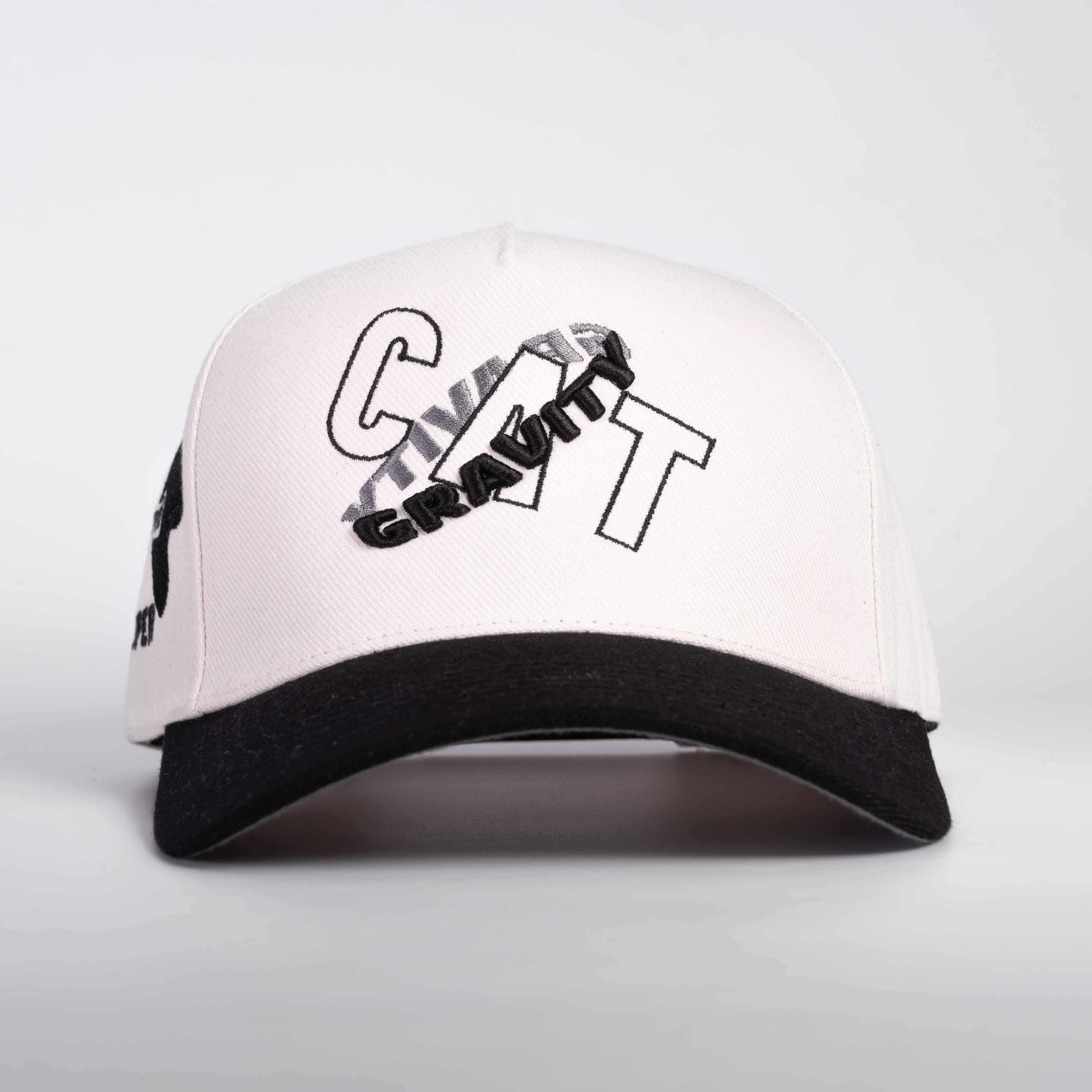 Cat Gravity Hat - 3D Embroidery