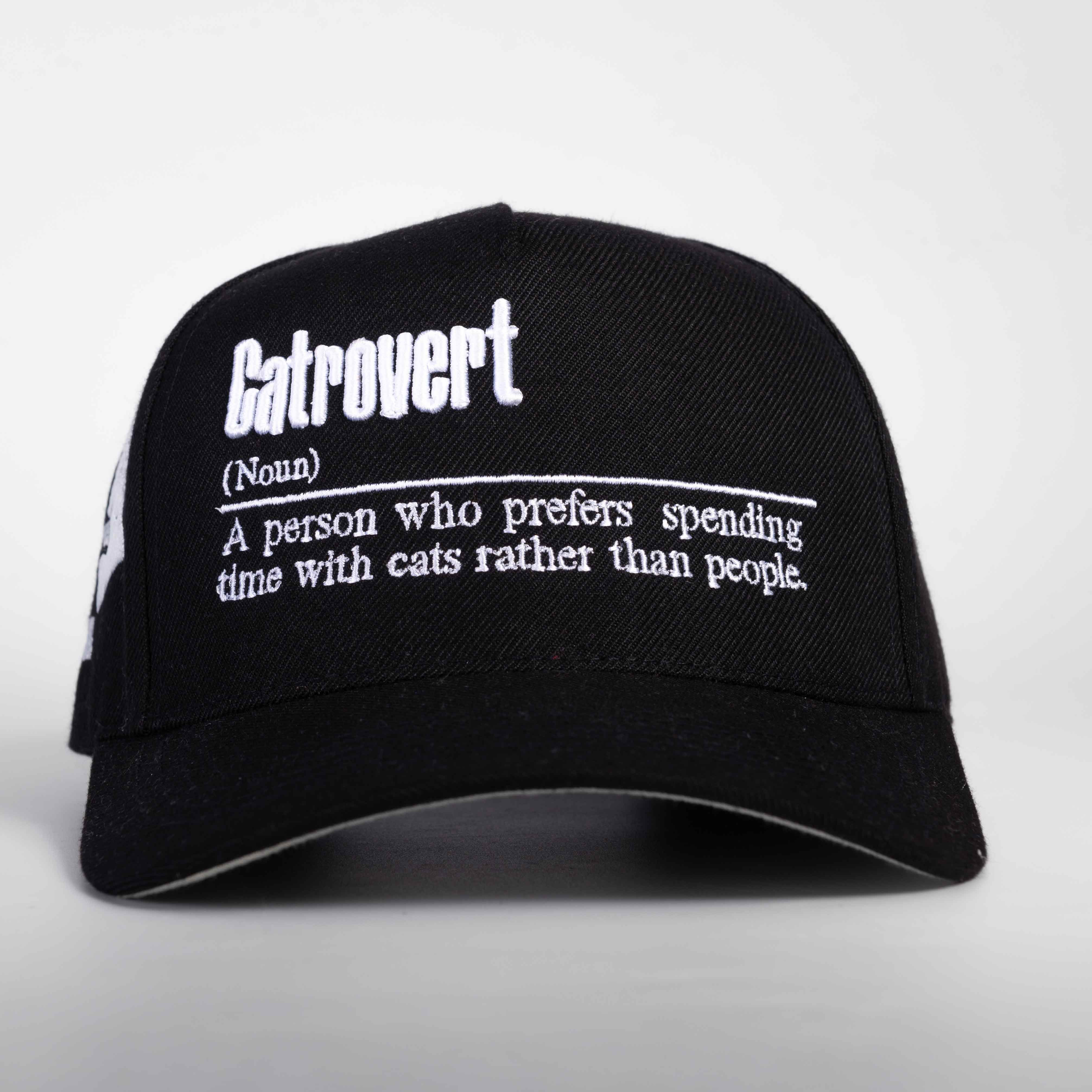 Catrovert Hat - 3D Embroidery