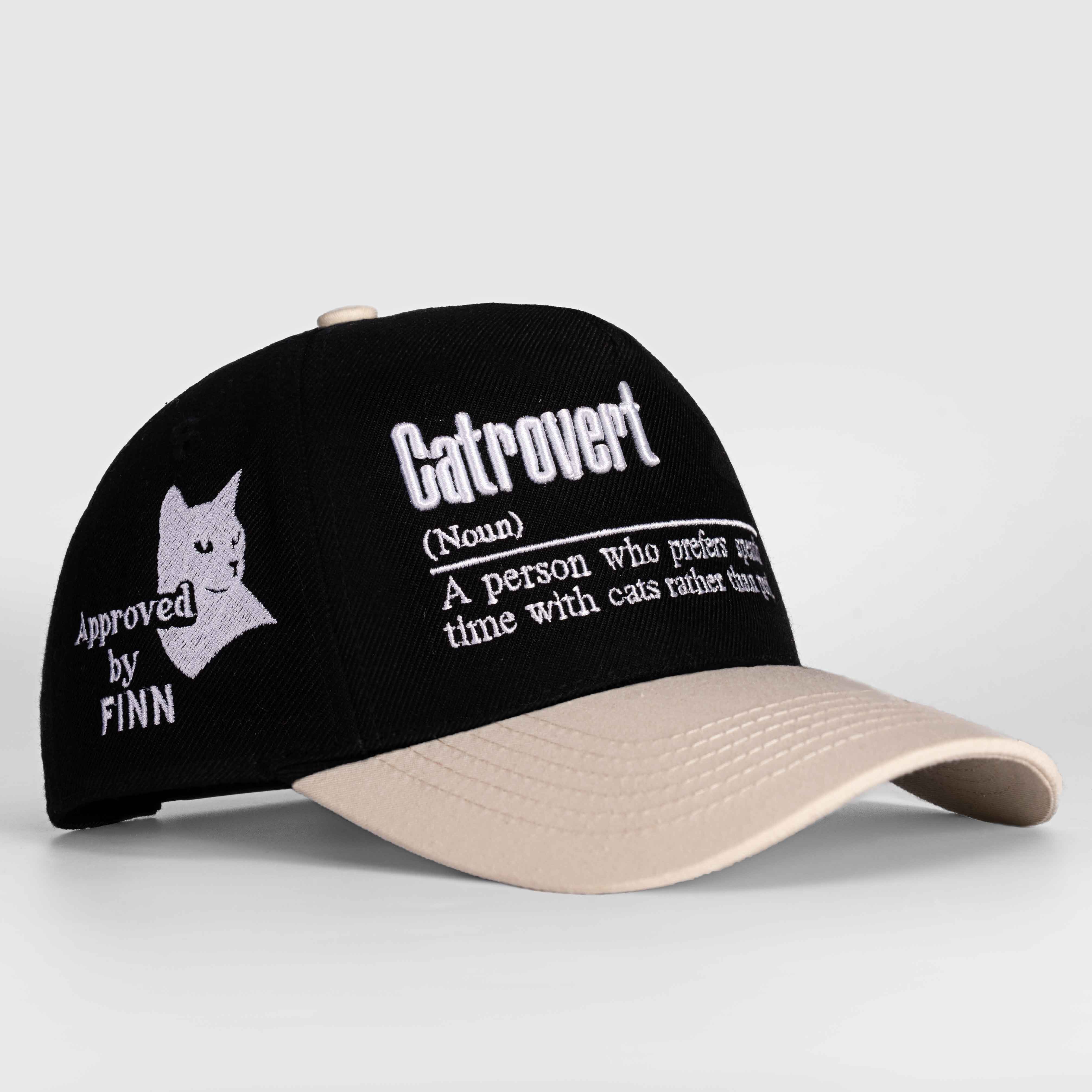 Catrovert Hat - 3D Embroidery