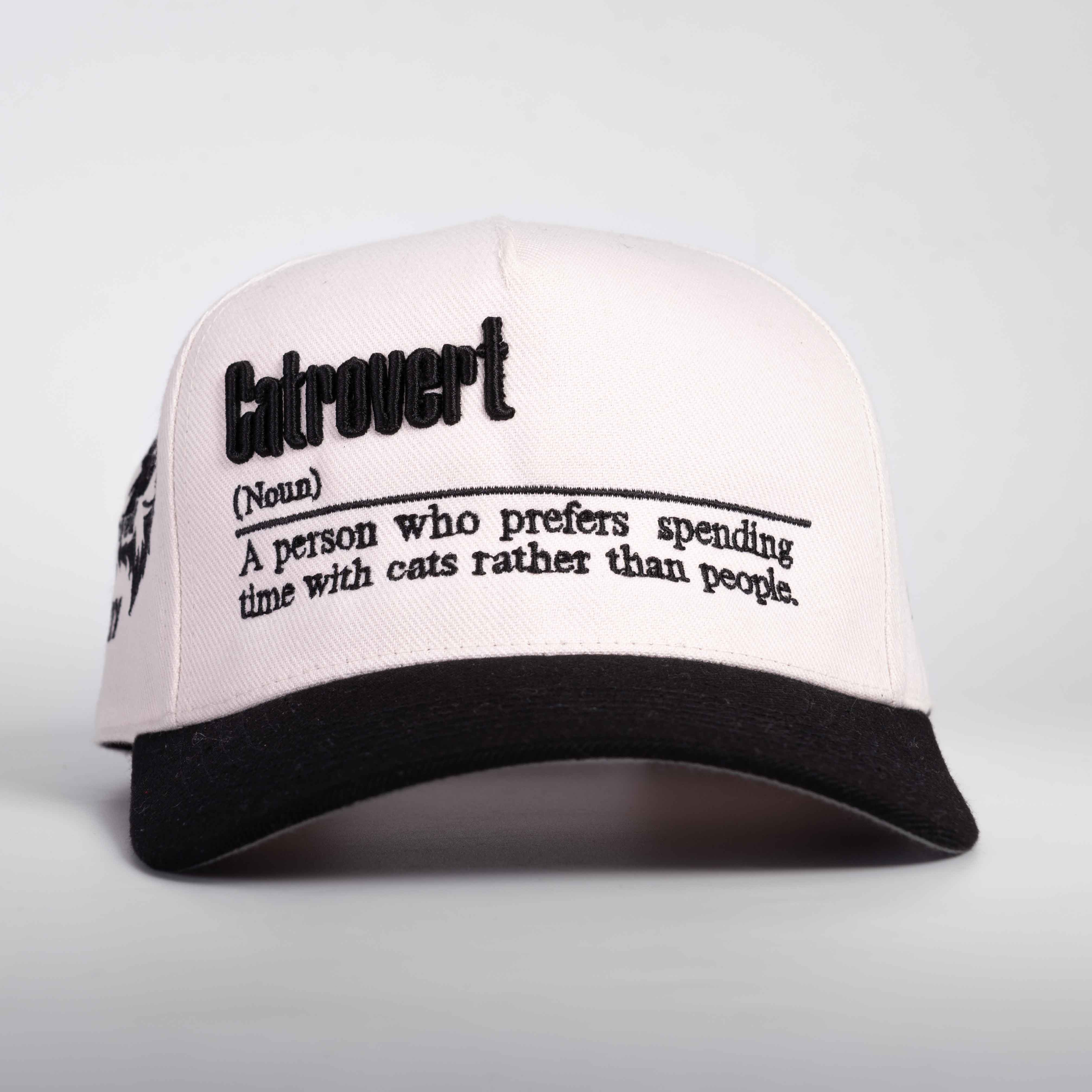 Catrovert Hat - 3D Embroidery
