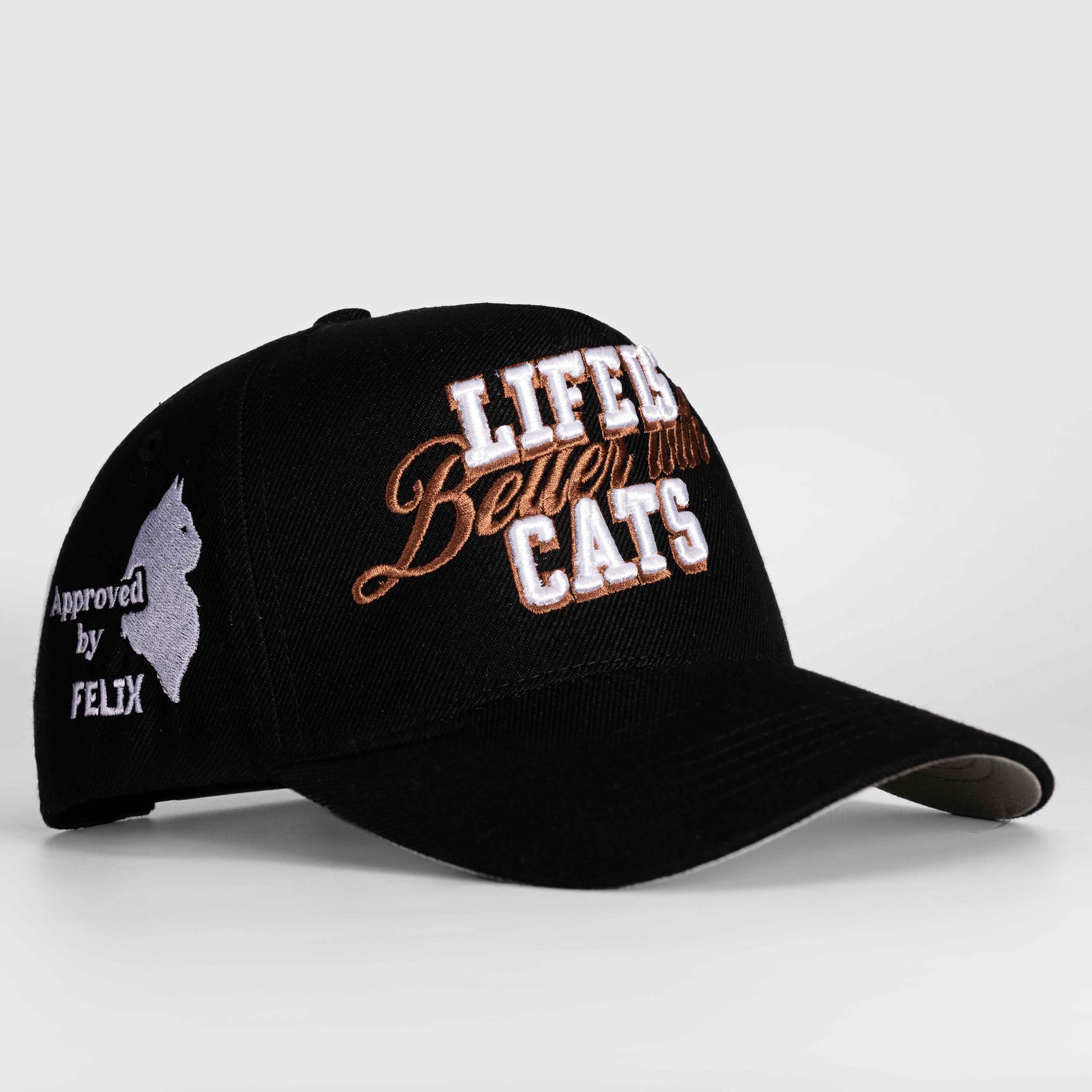 Life Is Better with Cats Hat - 3D Embroidery