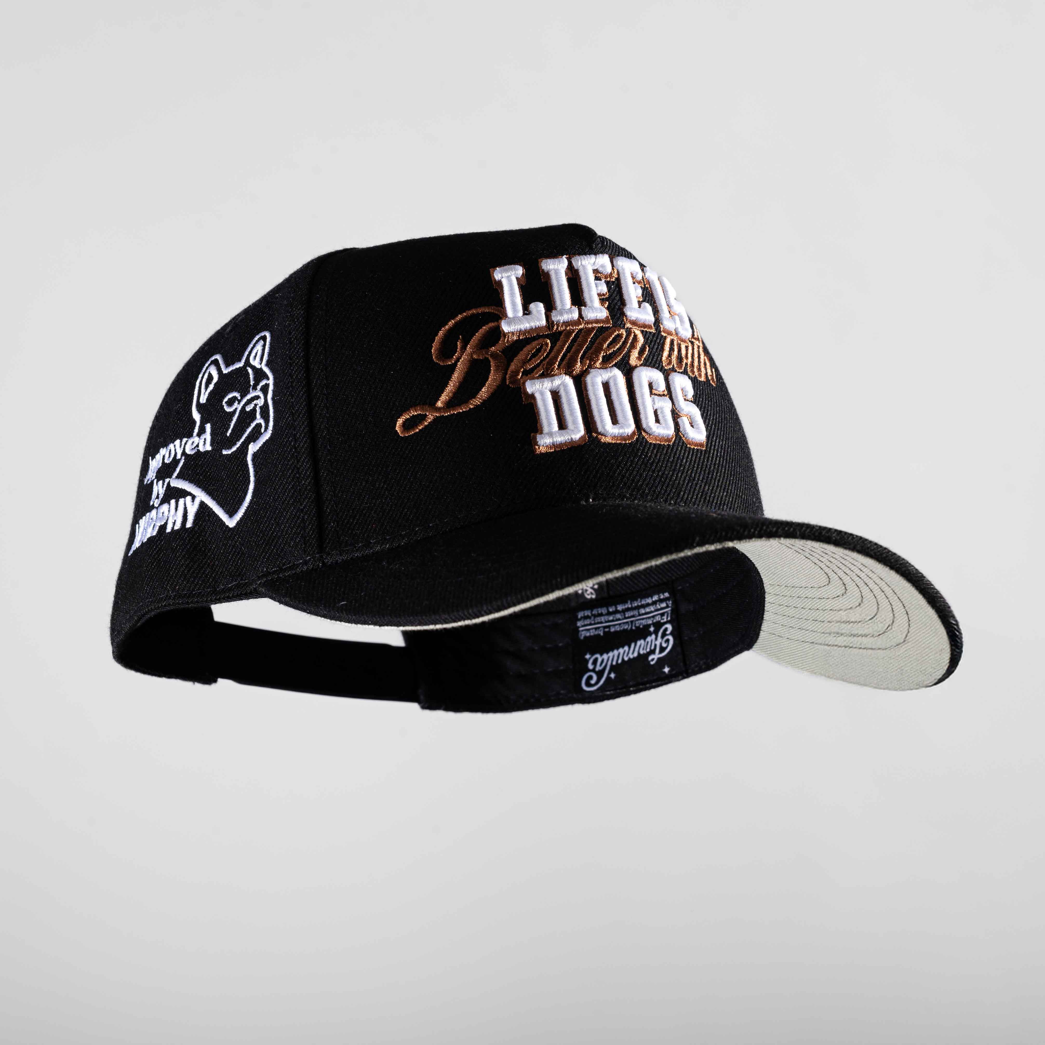 Life Is Better with Dogs Hat - 3D Embroidery