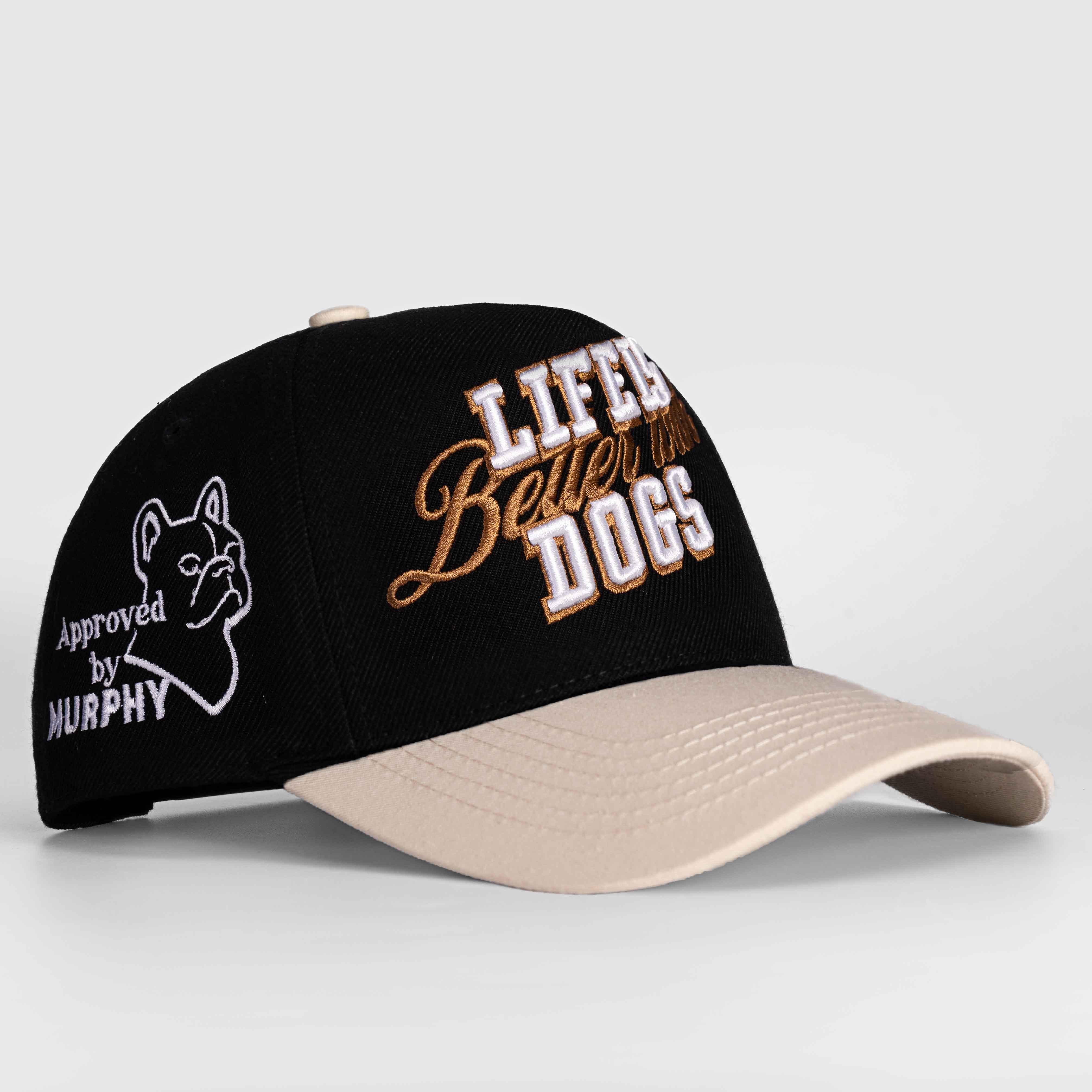 Life Is Better with Dogs Hat - 3D Embroidery