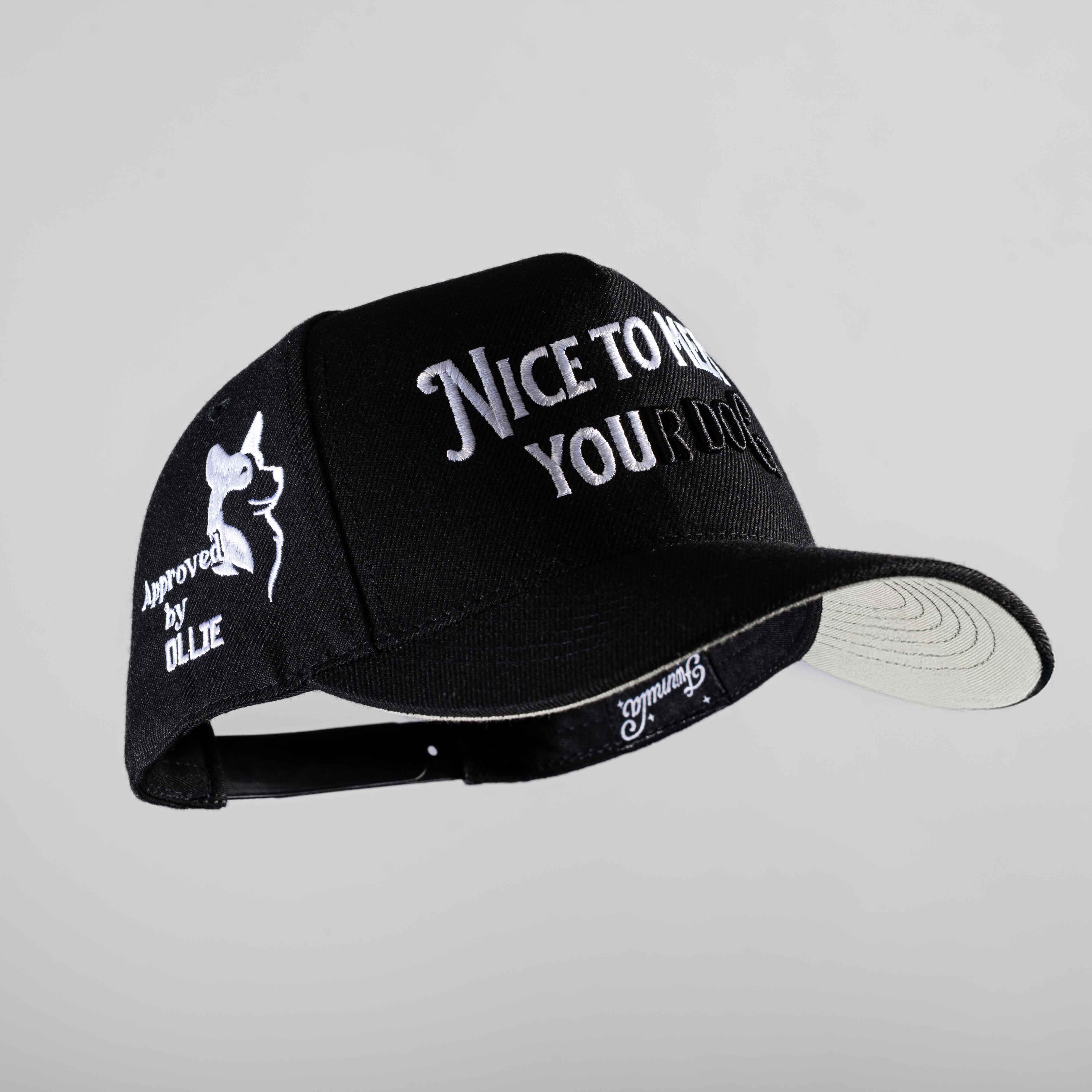 Nice to Meet your Dog Hat - 3D Embroidery