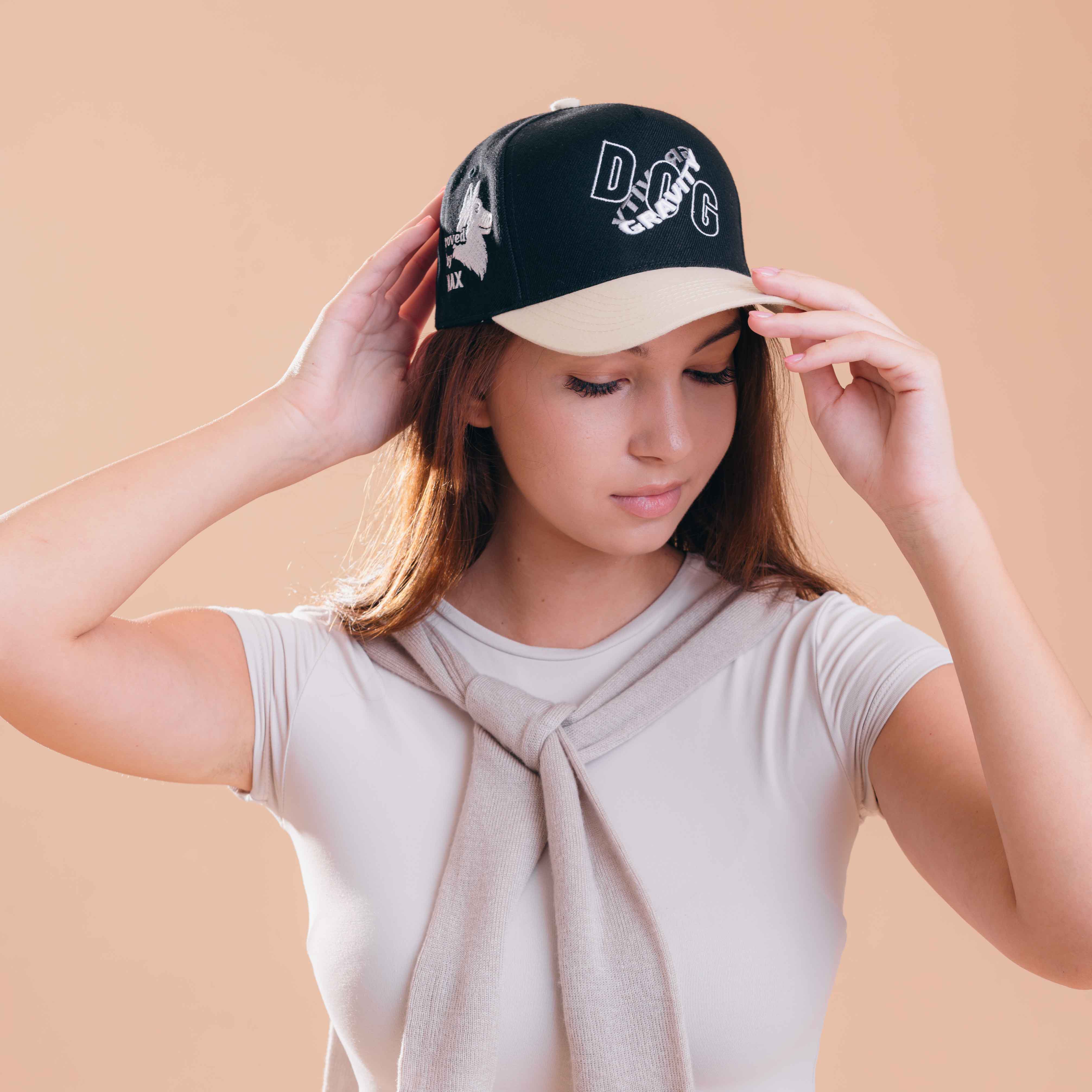 Dog Gravity Hat - 3D Embroidery