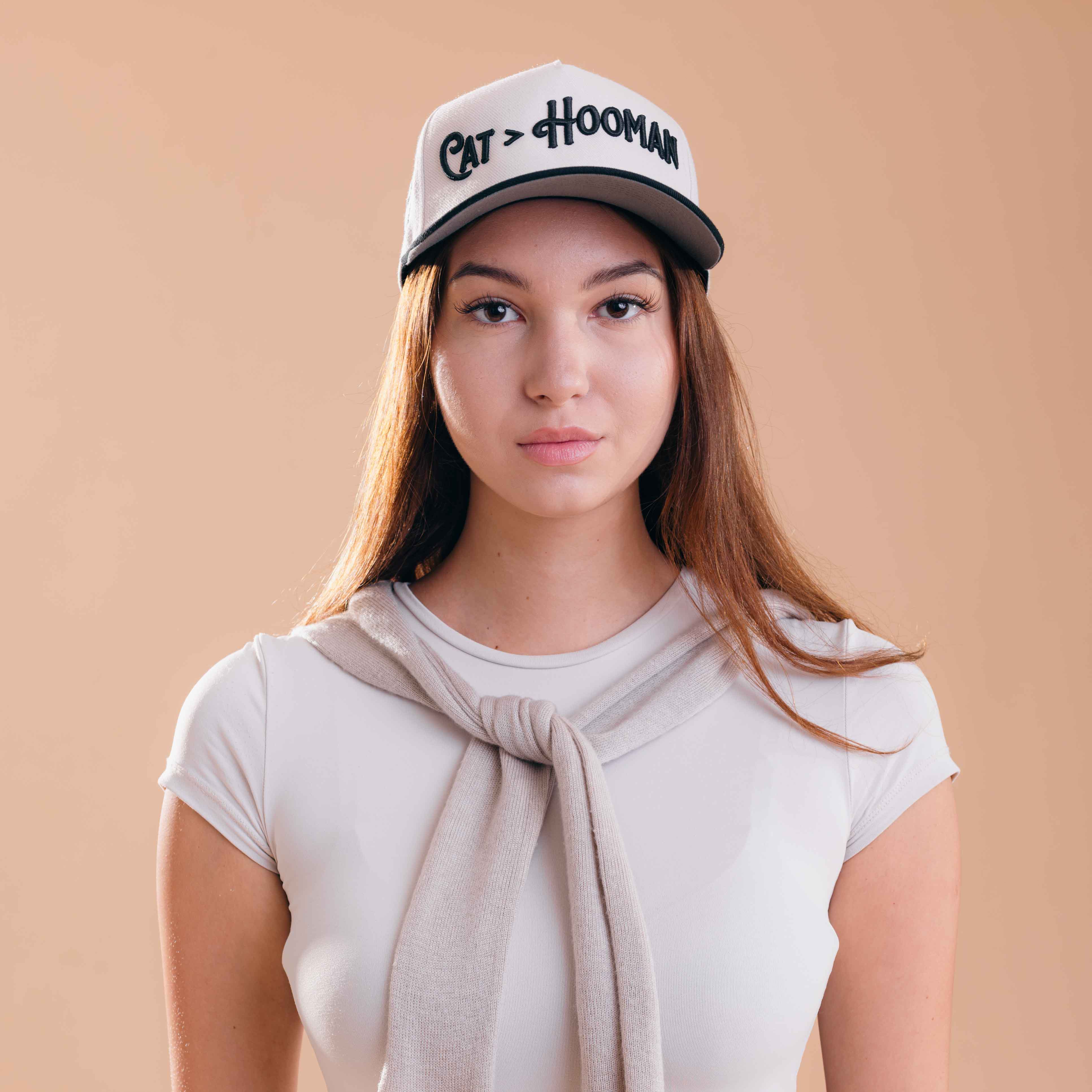 Cat more than Hooman Hat - 3D Embroidery