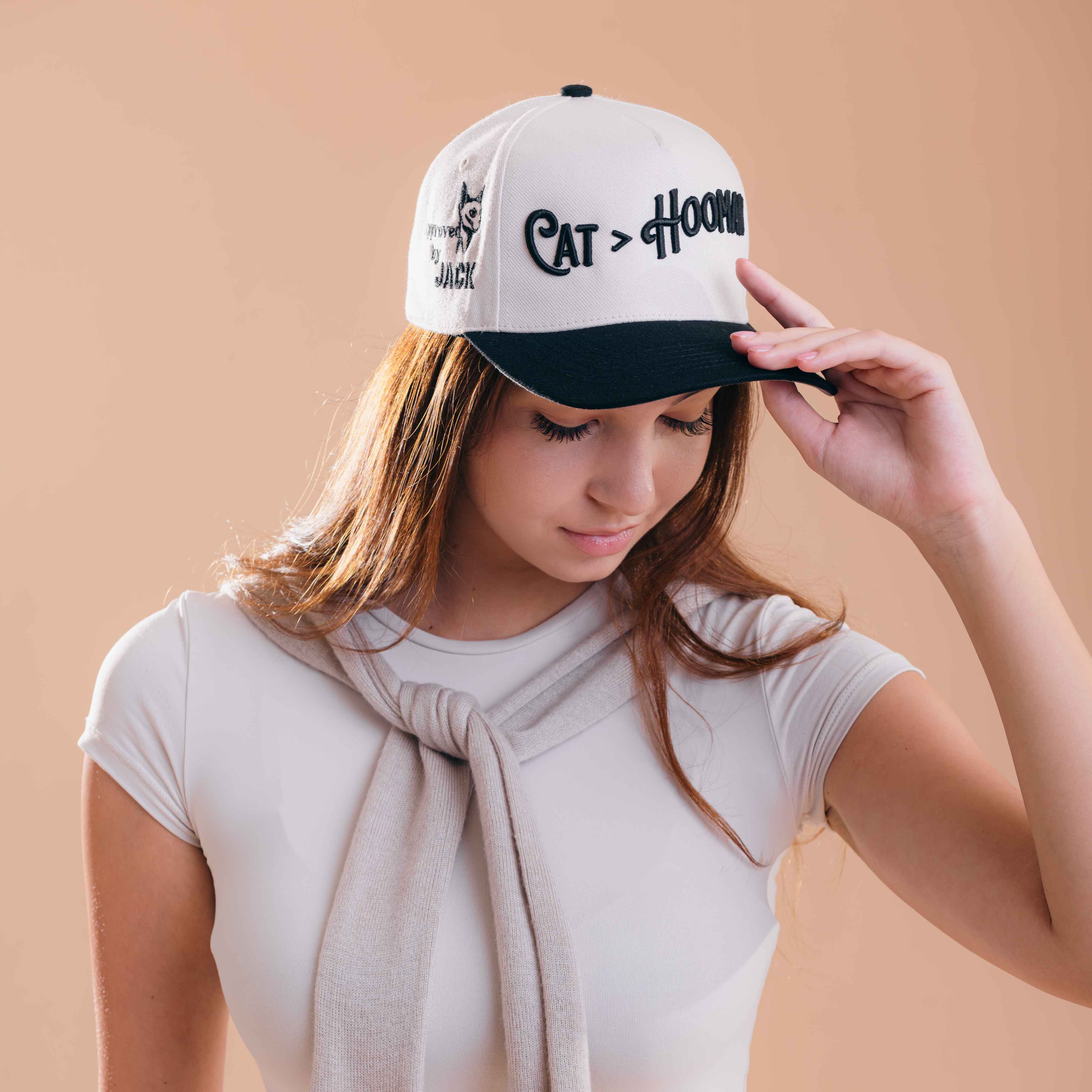 Cat more than Hooman Hat - 3D Embroidery
