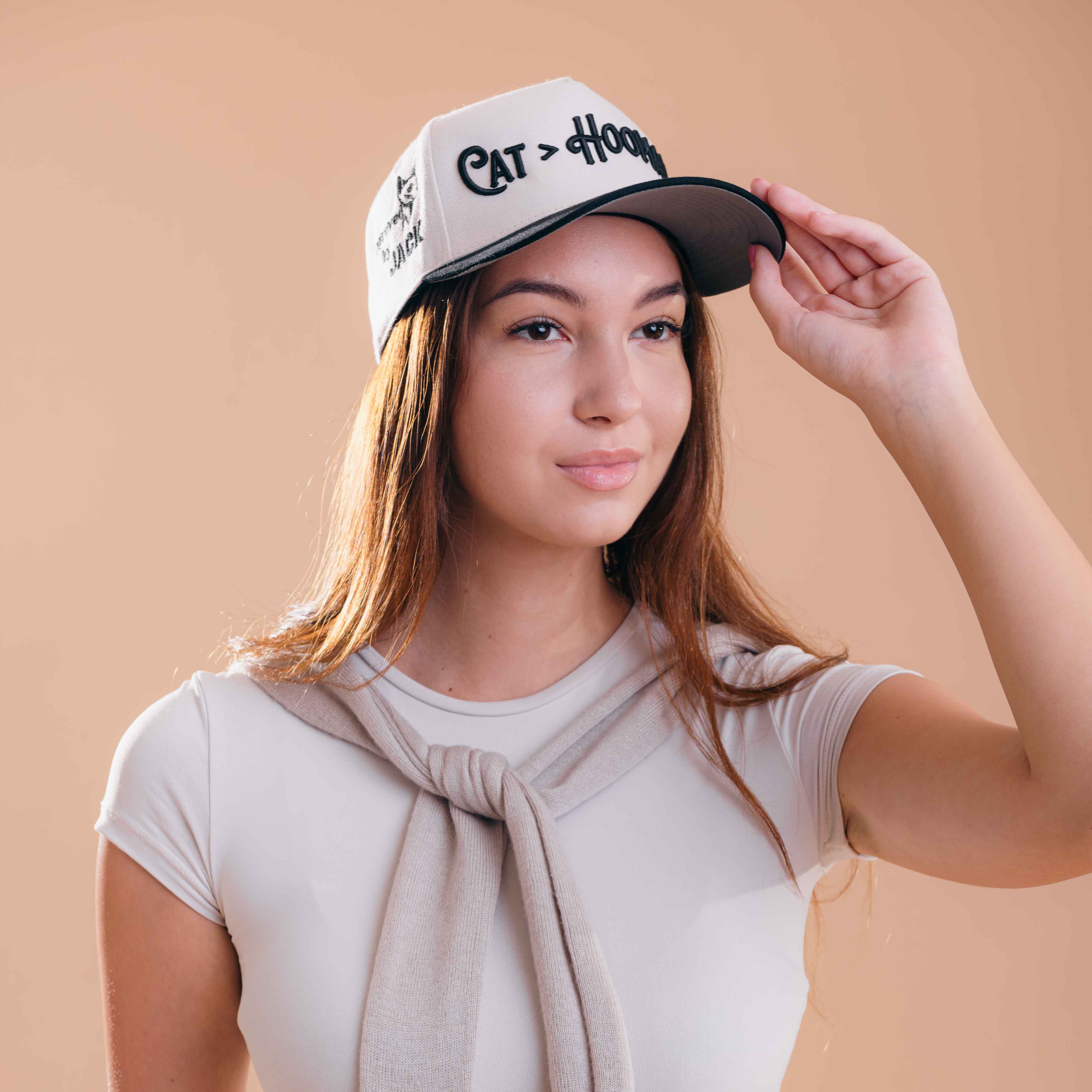 Cat more than Hooman Hat - 3D Embroidery