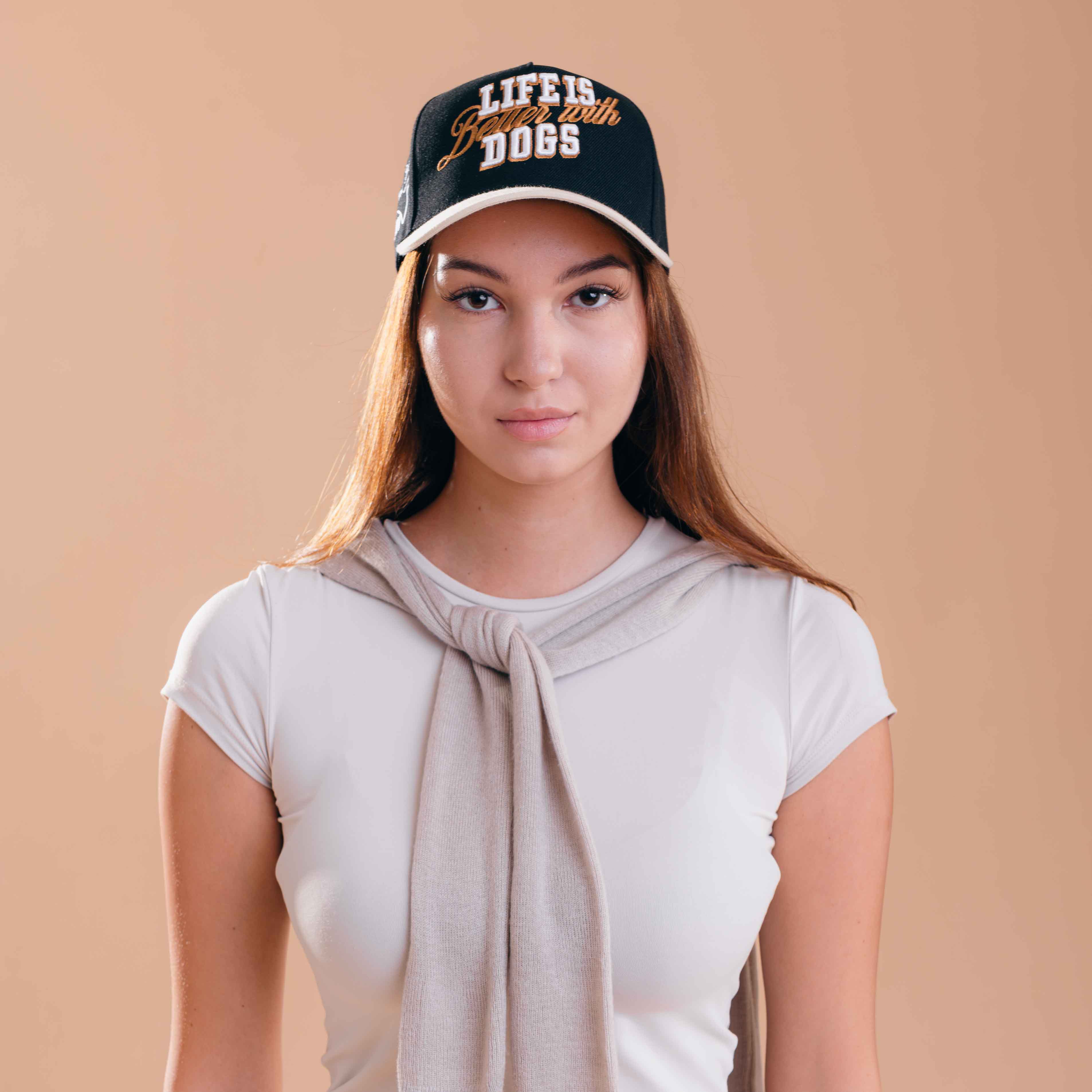 Life Is Better with Dogs Hat - 3D Embroidery