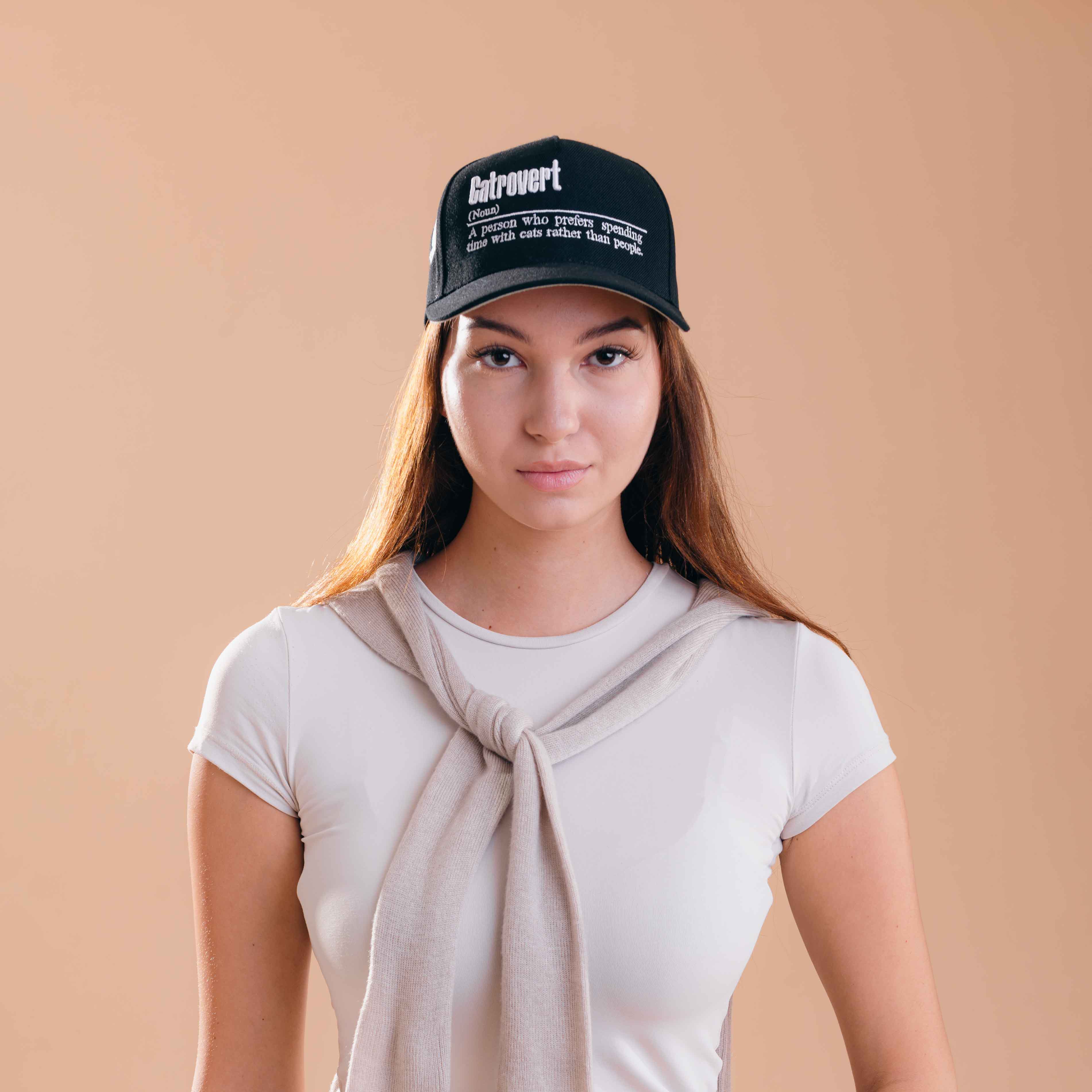 Catrovert Hat - 3D Embroidery