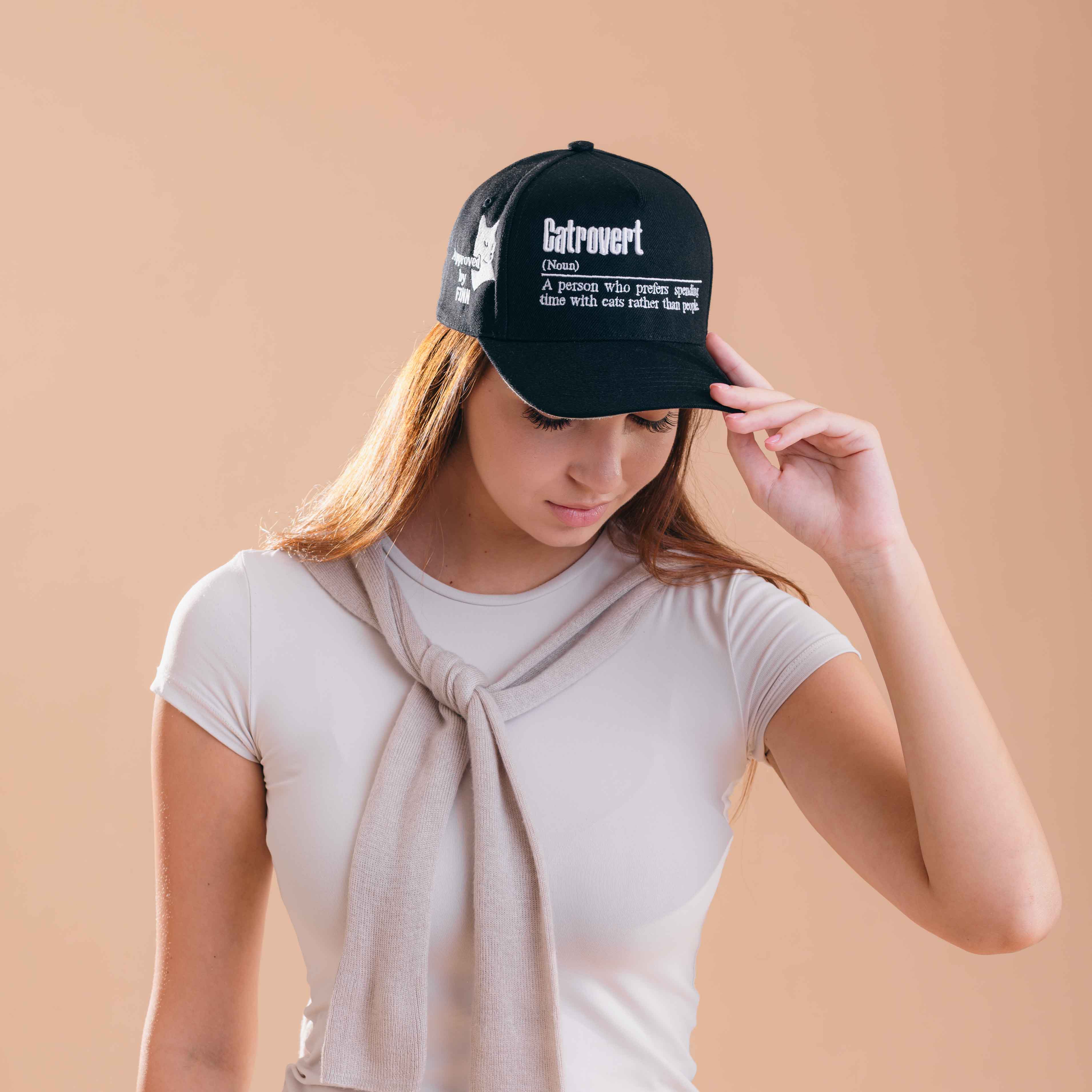 Catrovert Hat - 3D Embroidery