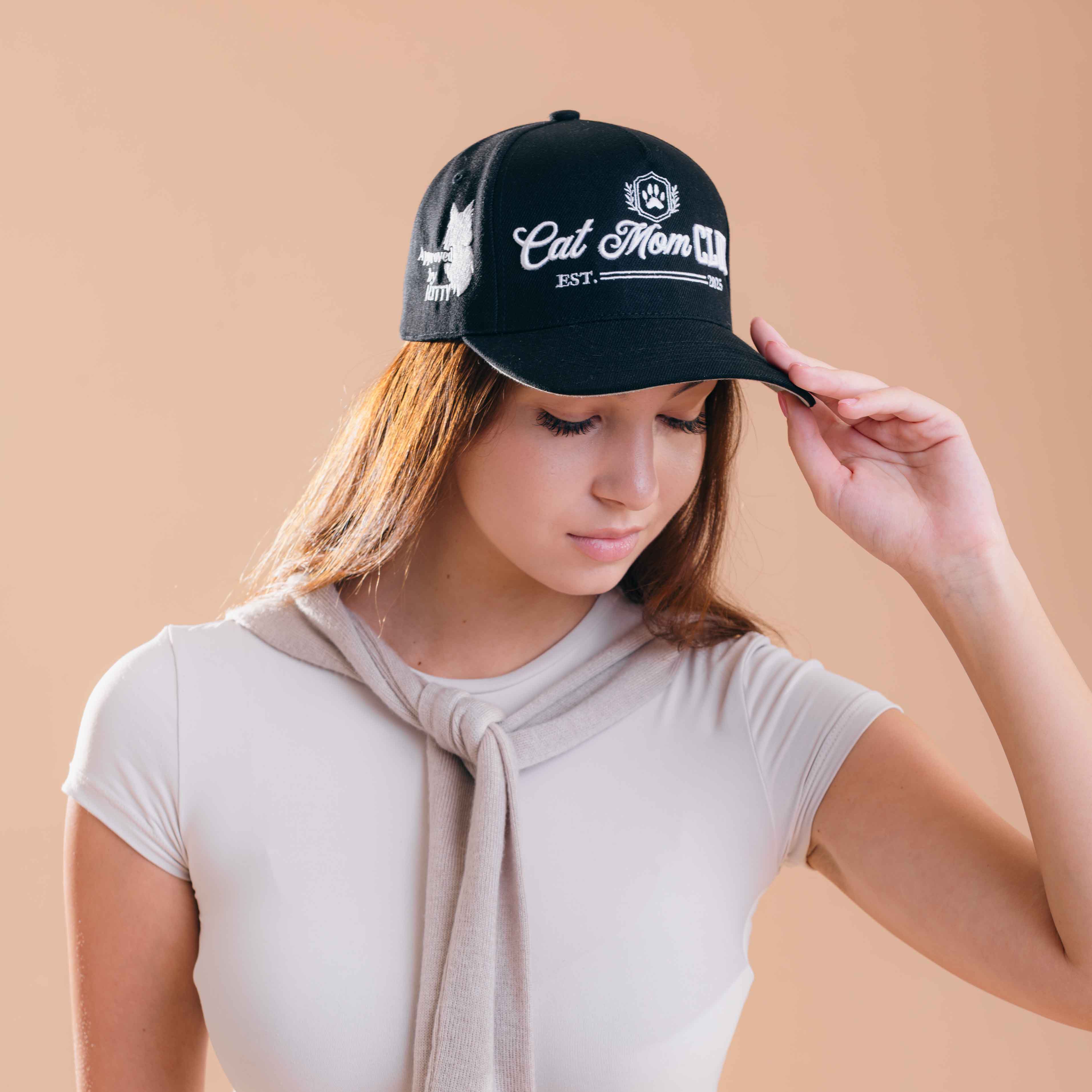 Cat Mom Club EST Hat - 3D Embroidery