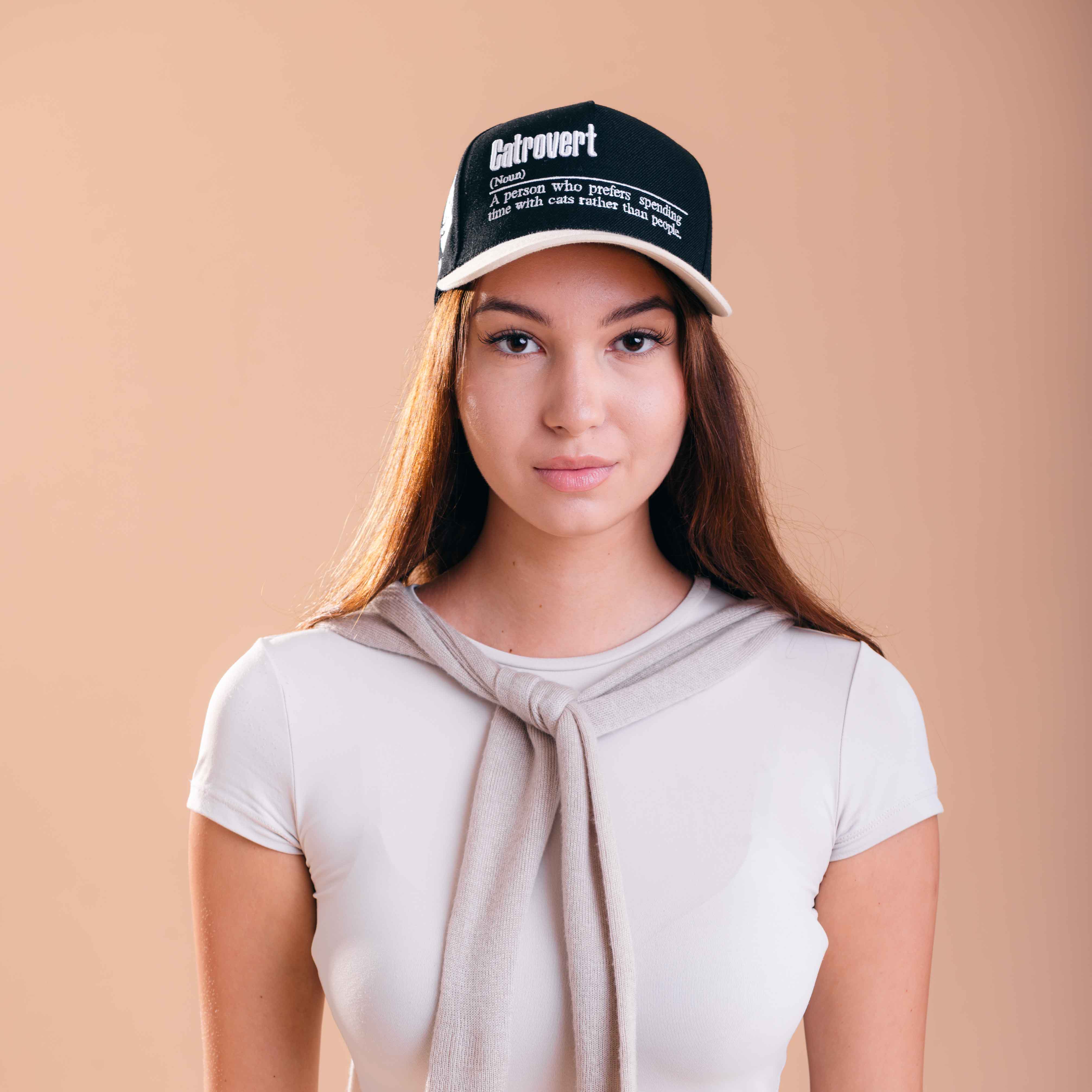 Catrovert Hat - 3D Embroidery