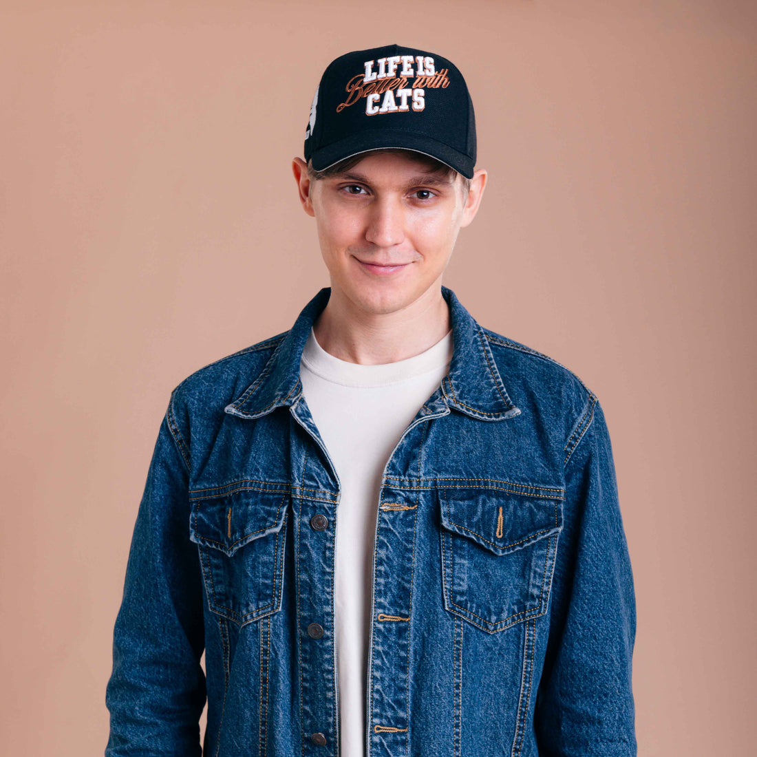 Life Is Better with Cats Hat - 3D Embroidery