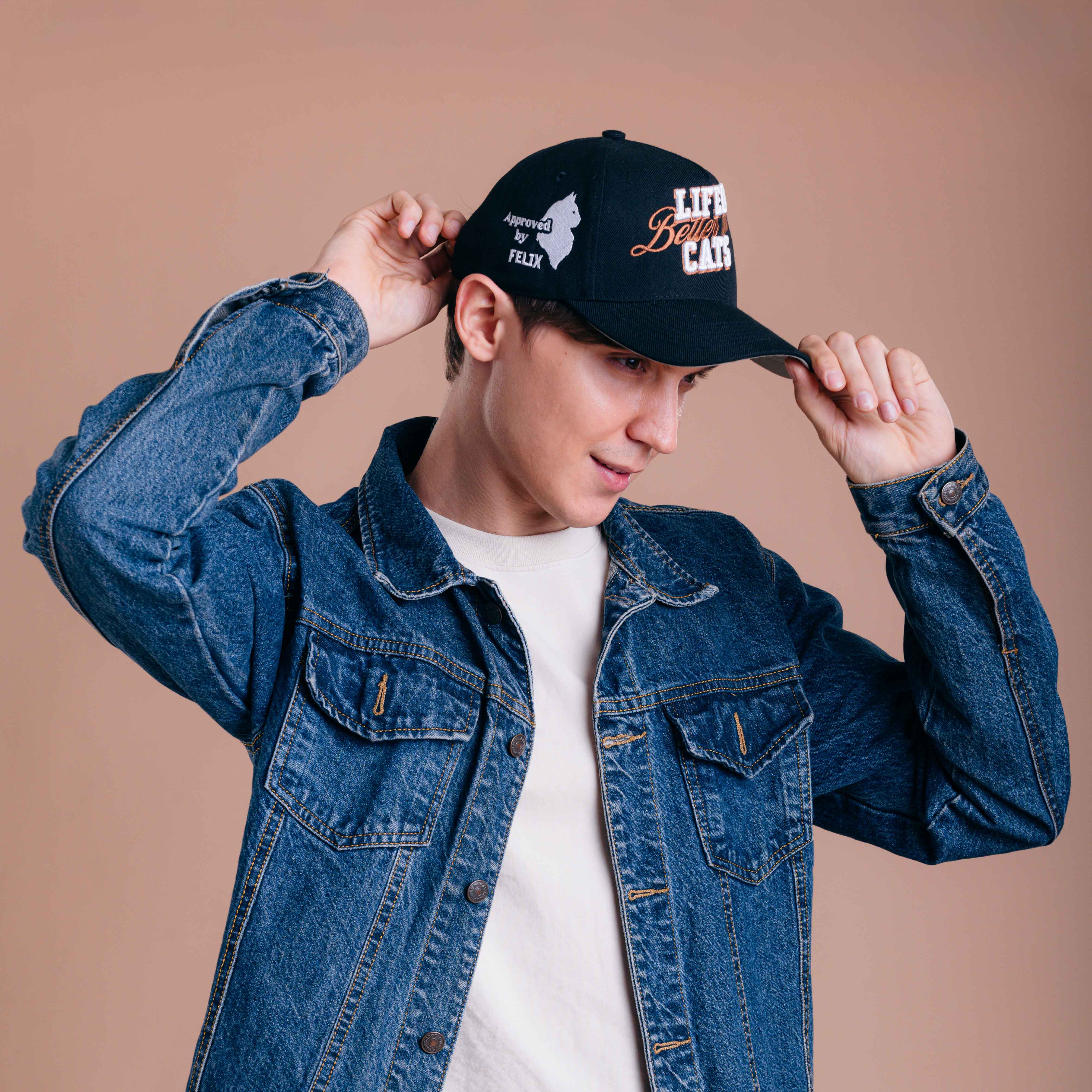 Life Is Better with Cats Hat - 3D Embroidery