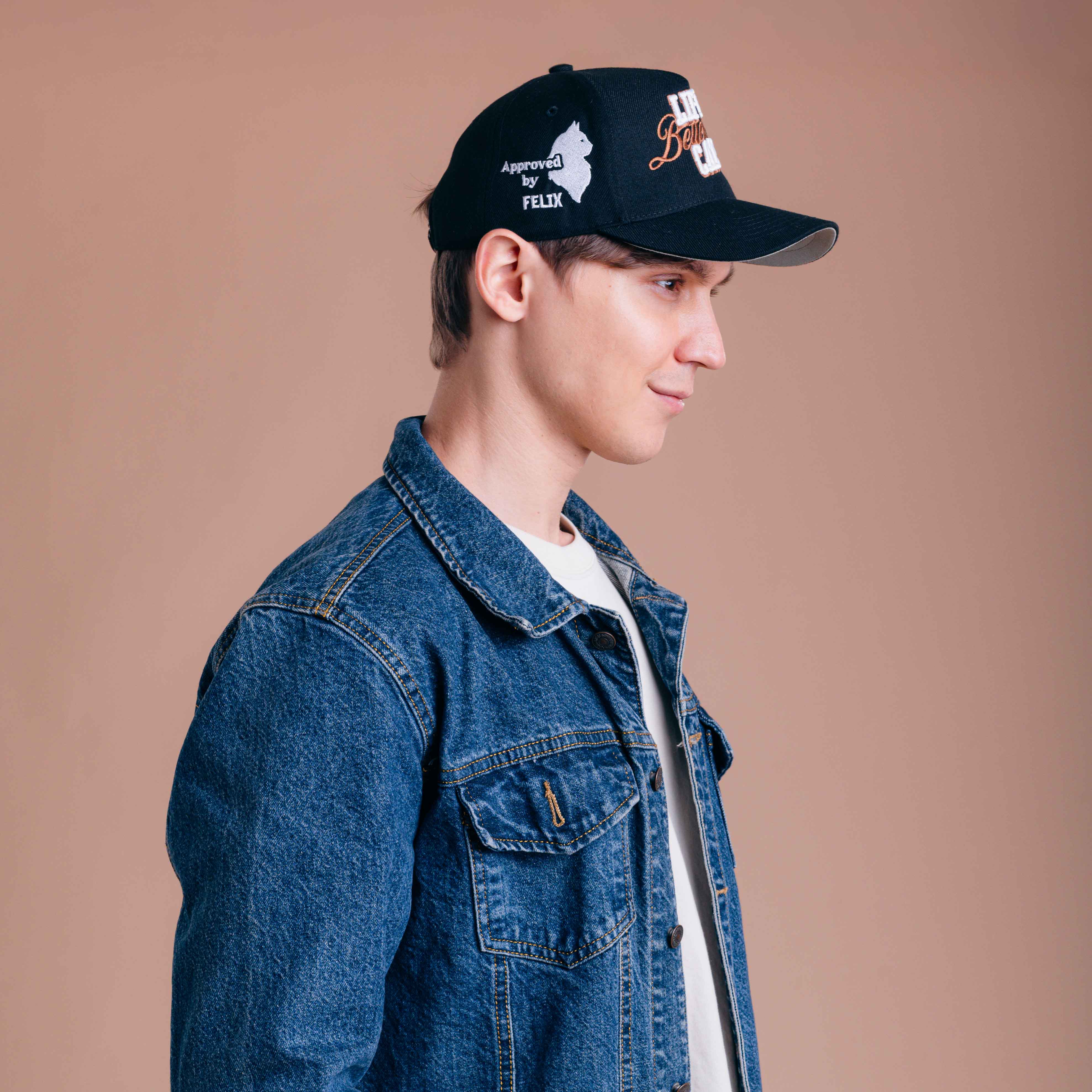 Life Is Better with Cats Hat - 3D Embroidery