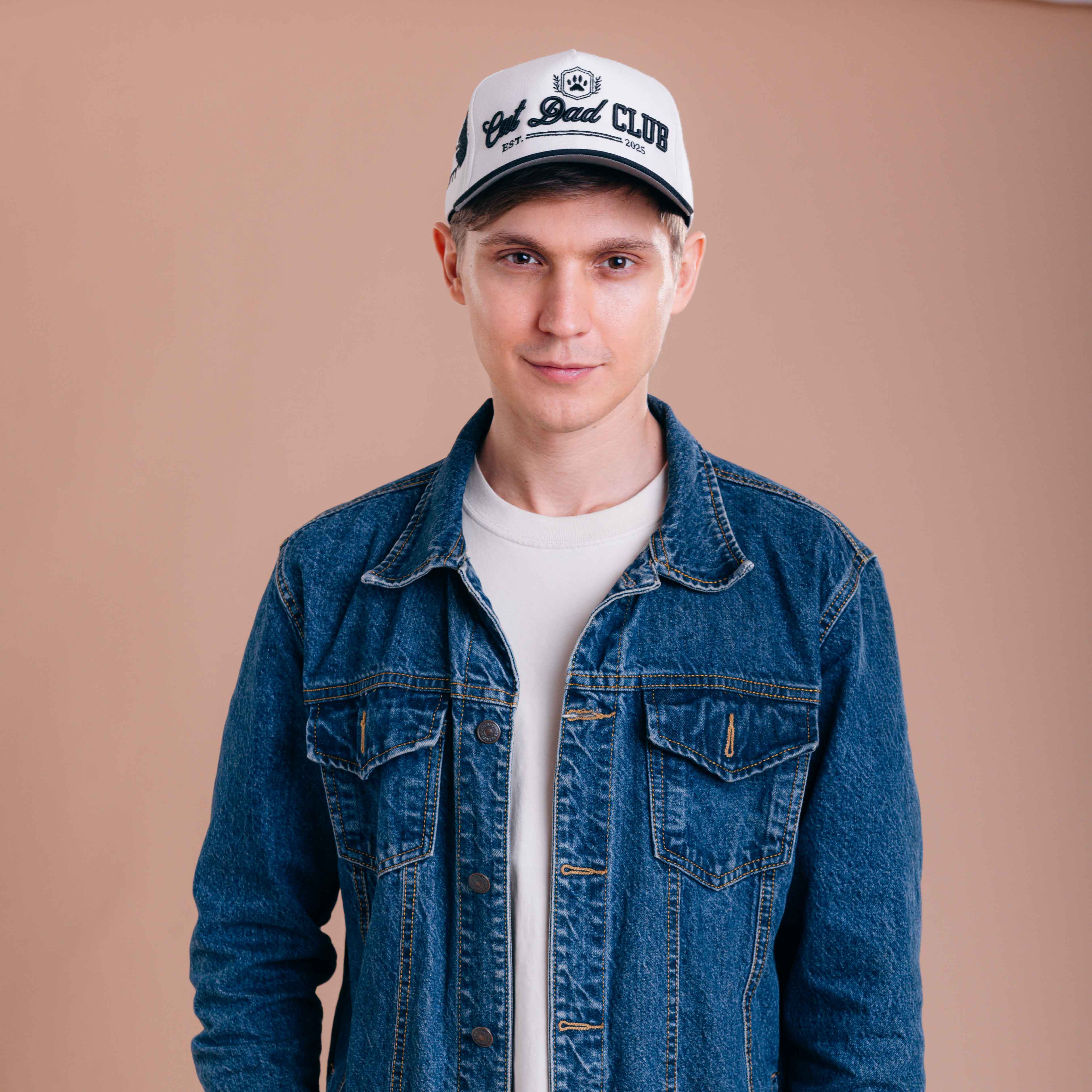 Cat Dad Club Establish Hat - 3D Embroidery