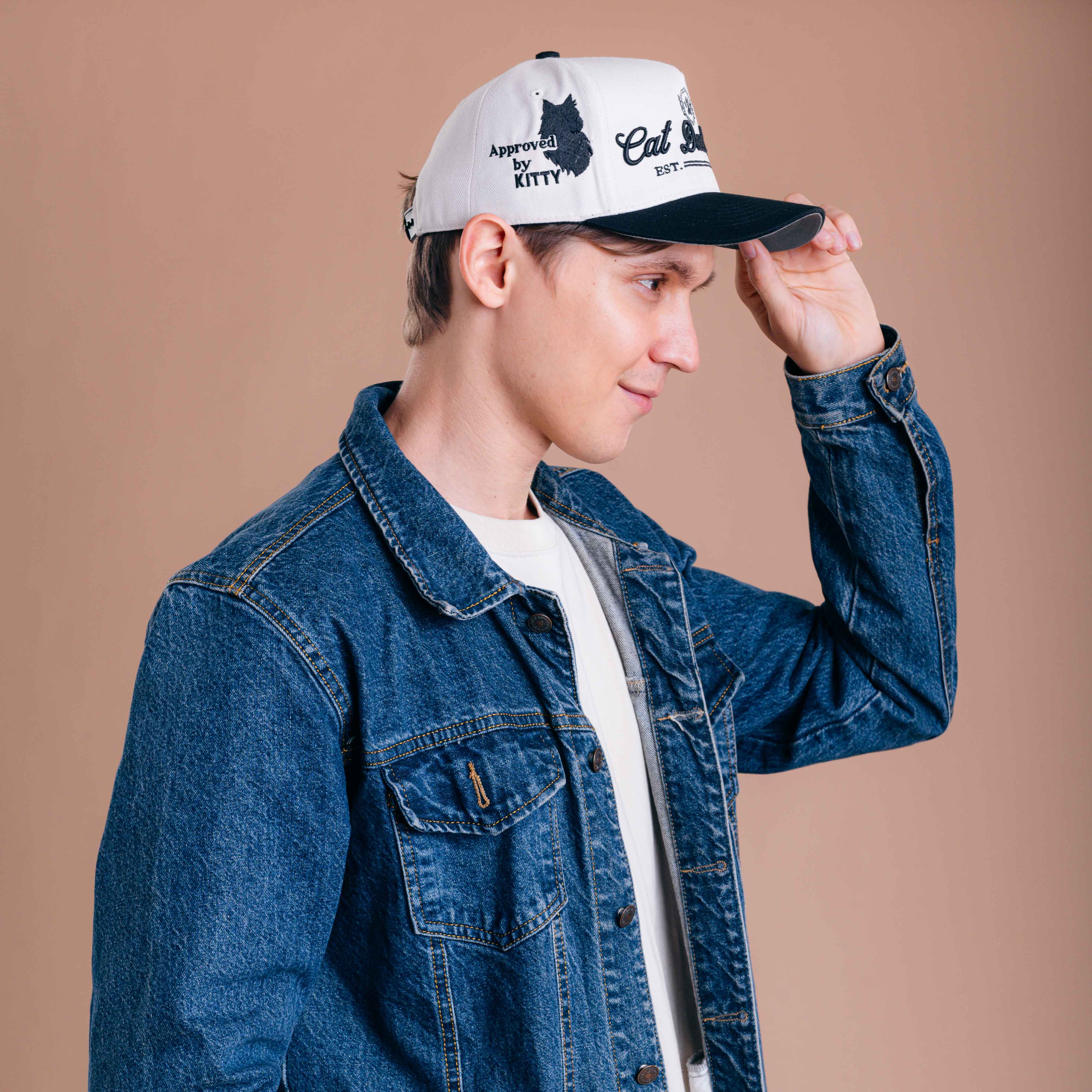 Cat Dad Club Establish Hat - 3D Embroidery