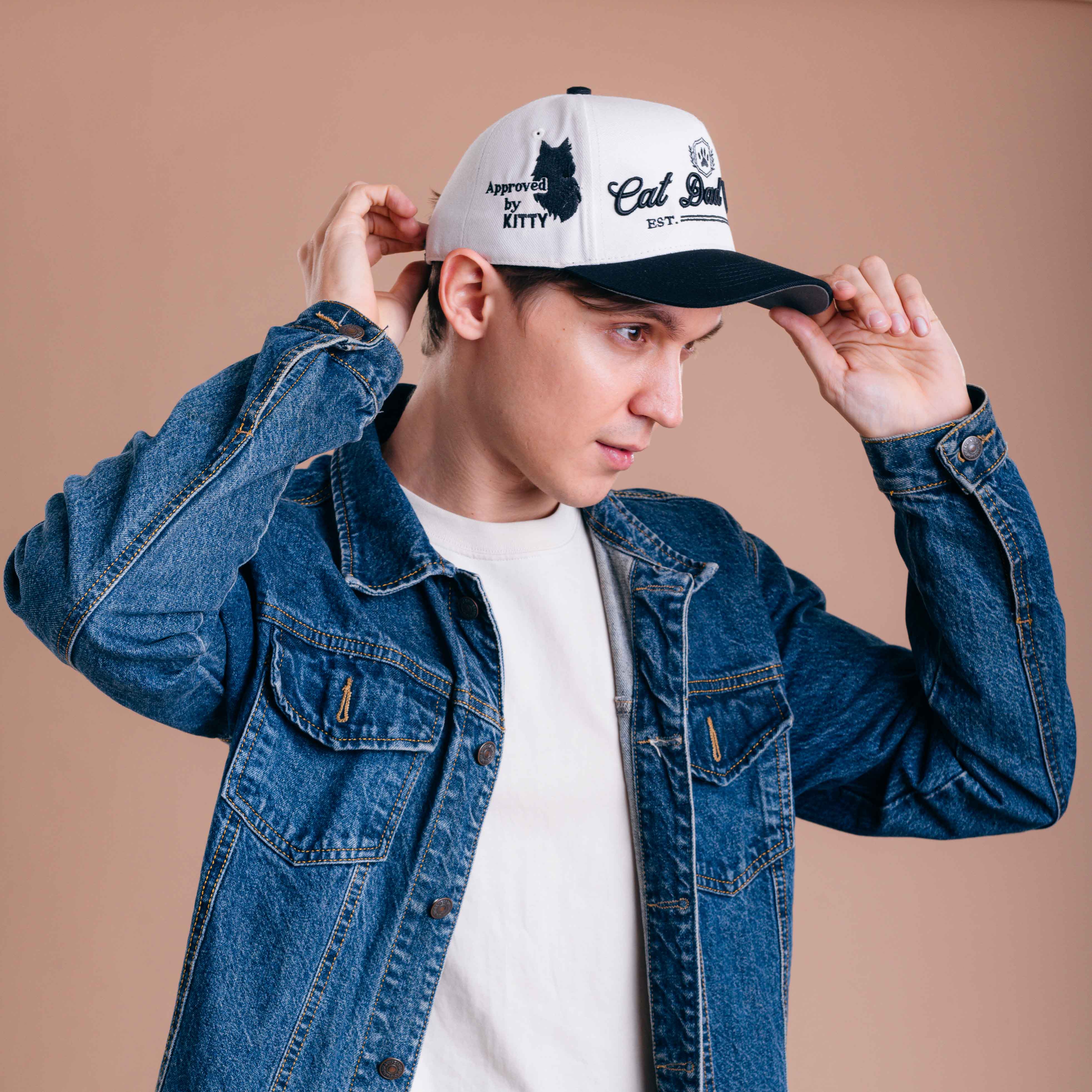 Cat Dad Club Establish Hat - 3D Embroidery