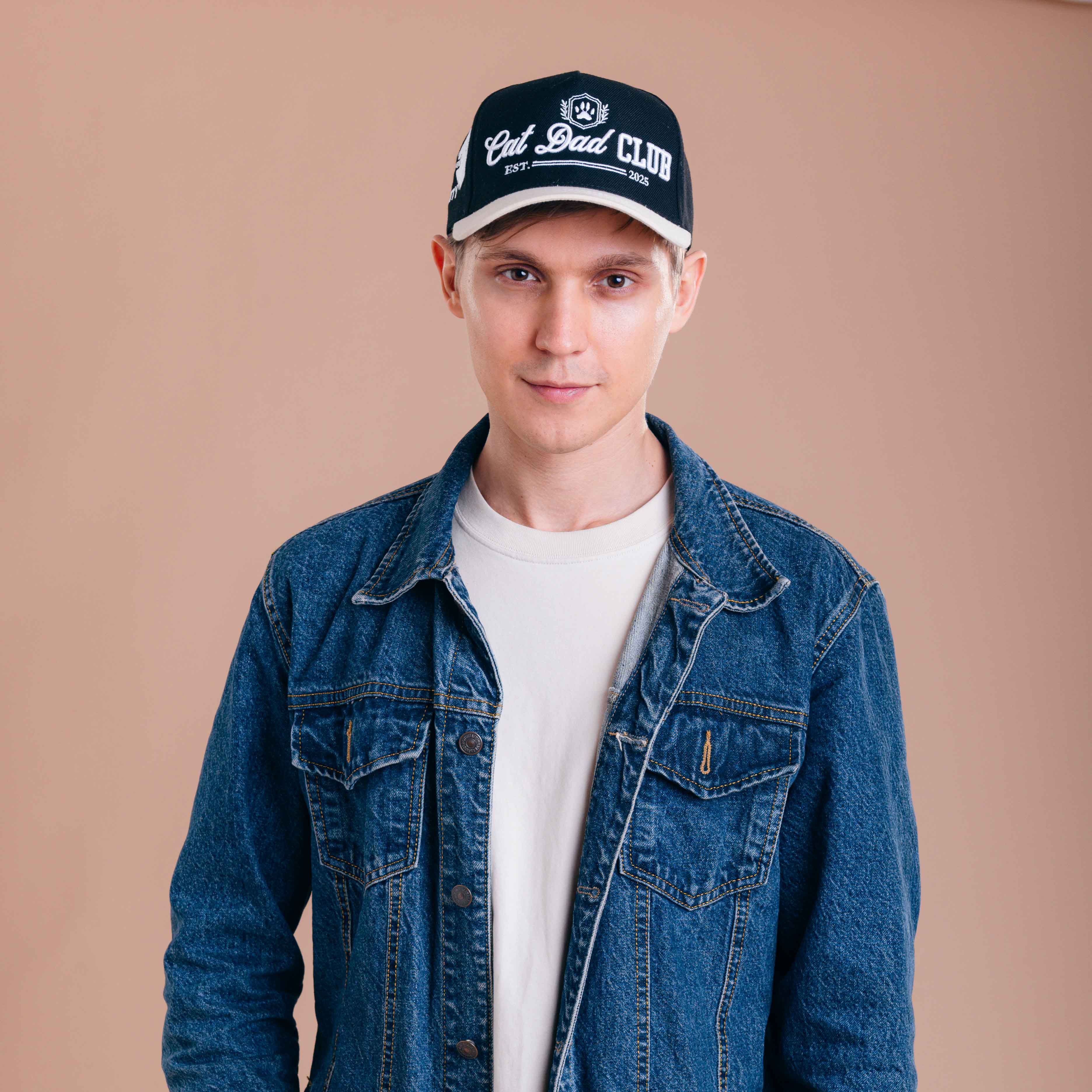 Cat Dad Club Establish Hat - 3D Embroidery