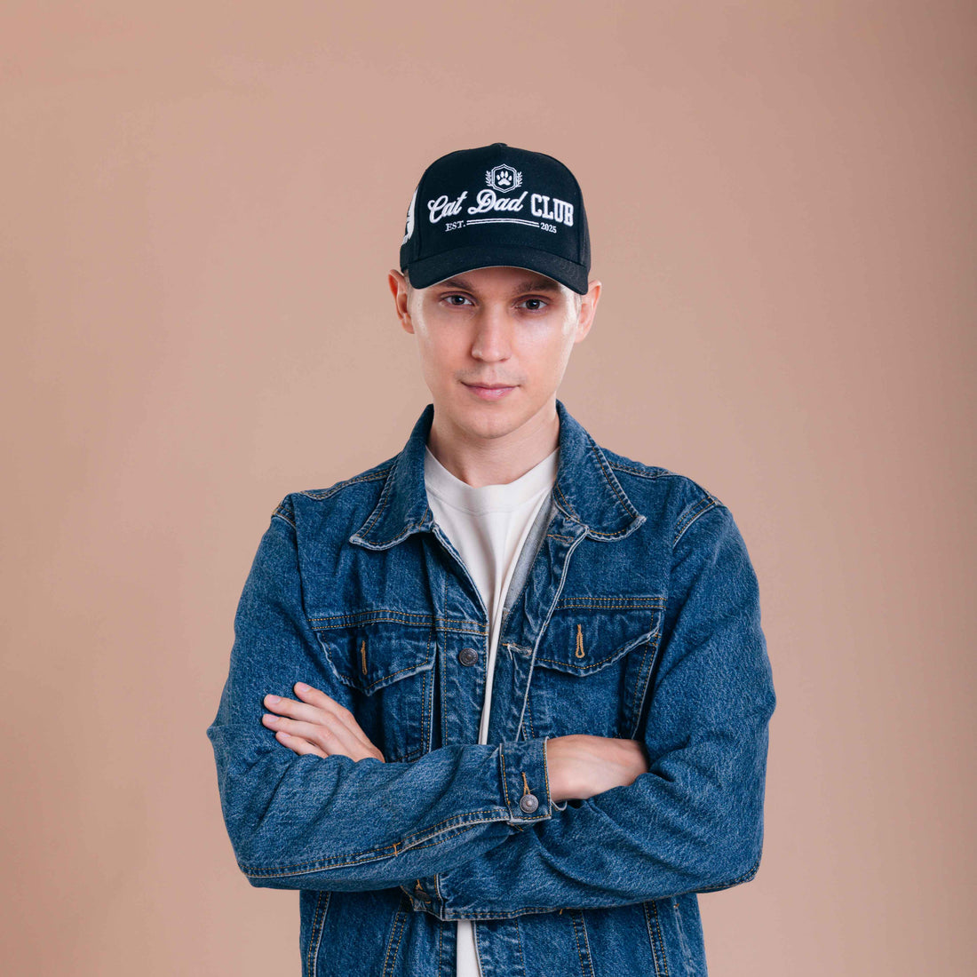 Cat Dad Club Establish Hat - 3D Embroidery