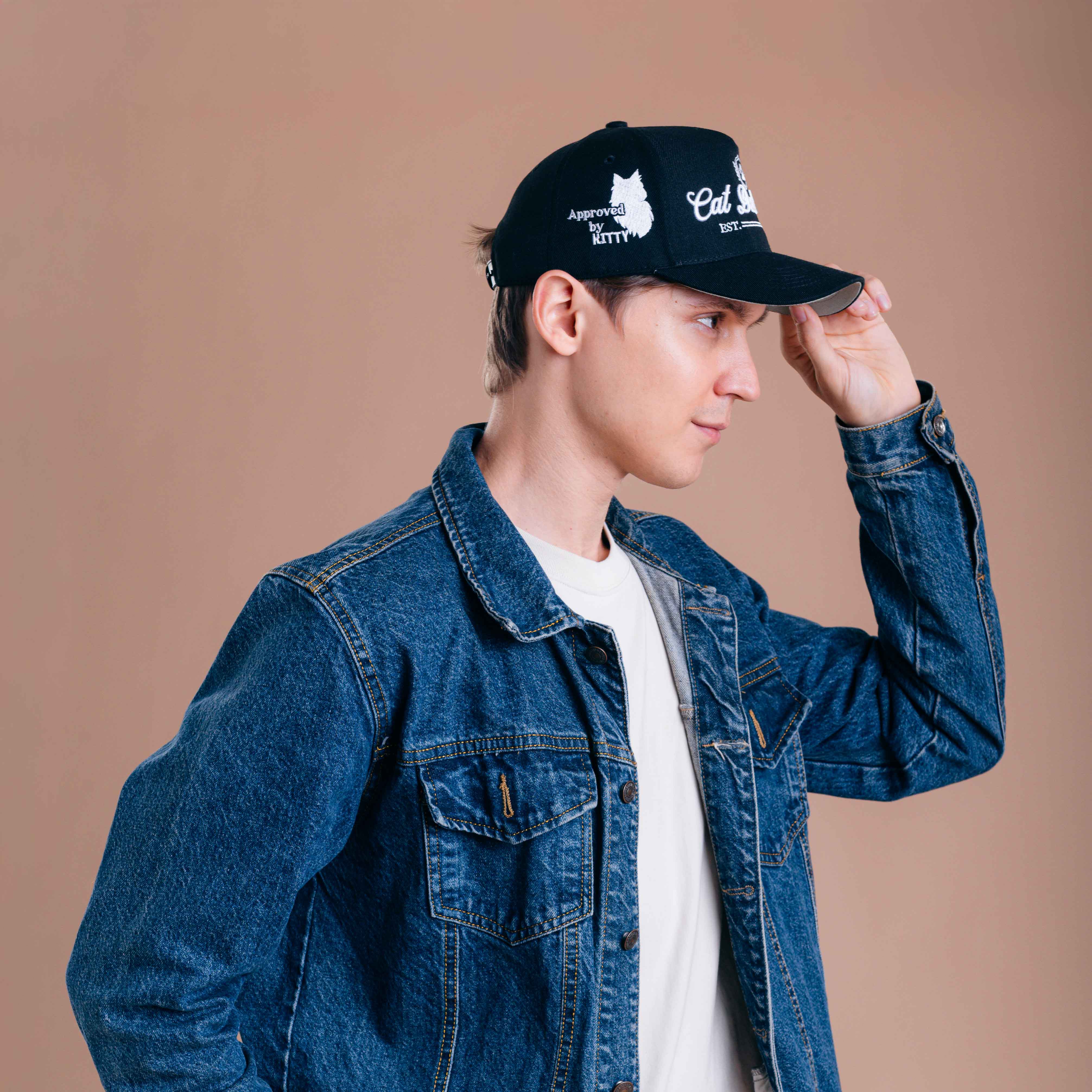 Cat Dad Club Establish Hat - 3D Embroidery