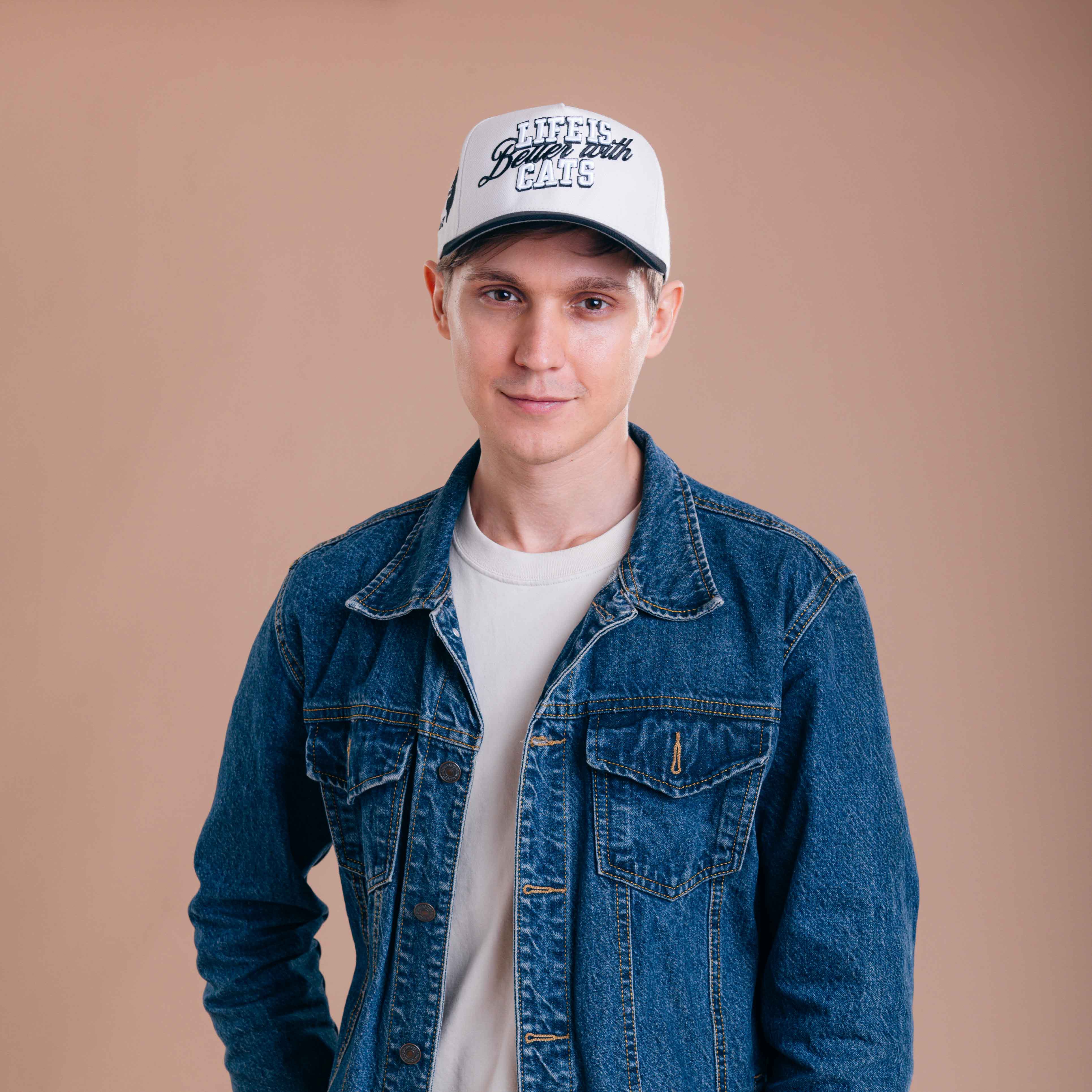 Life Is Better with Cats Hat - 3D Embroidery