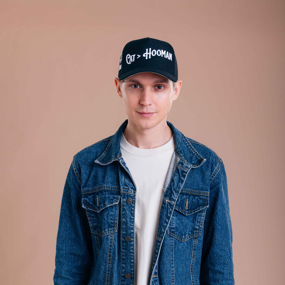 Cat more than Hooman Hat - 3D Embroidery